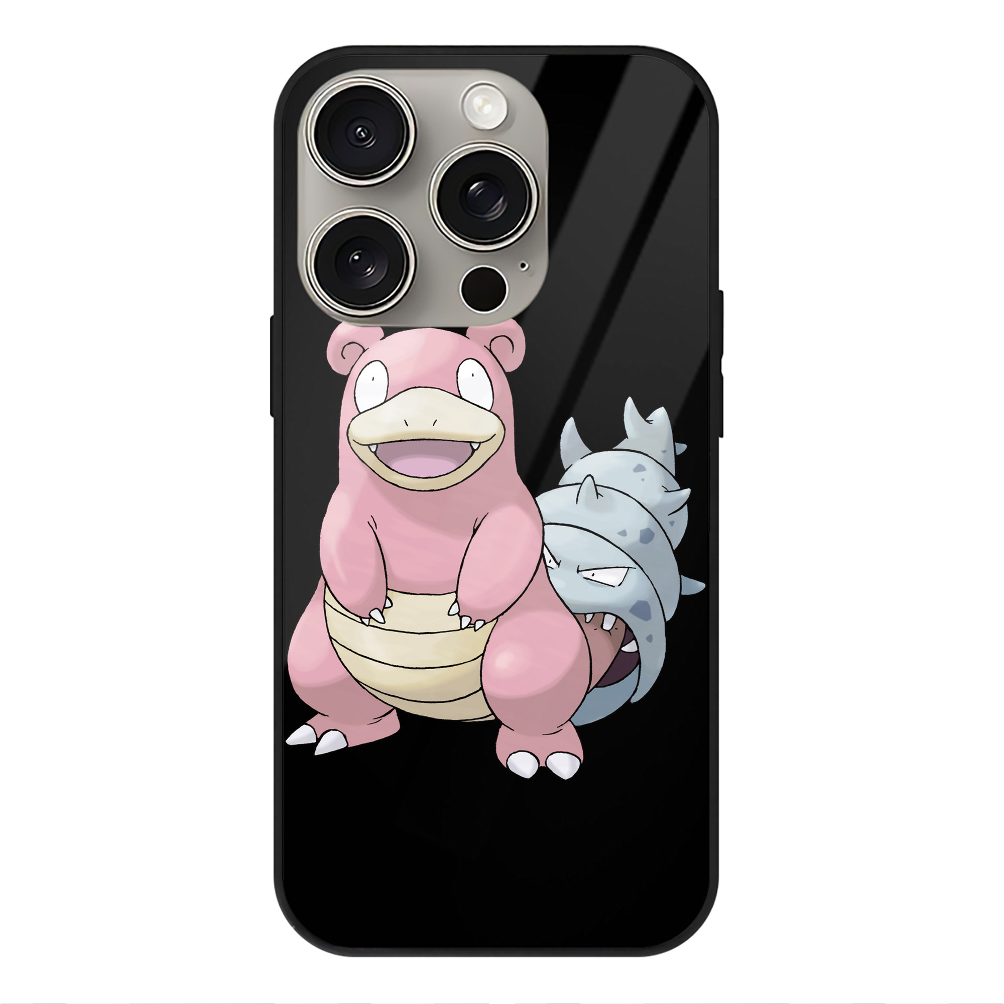 （画像用） ポケットモンスター Pokémon 【iPhone15Pro対応】スマホケース 耐衝撃＆黄変防止 背面ガラス