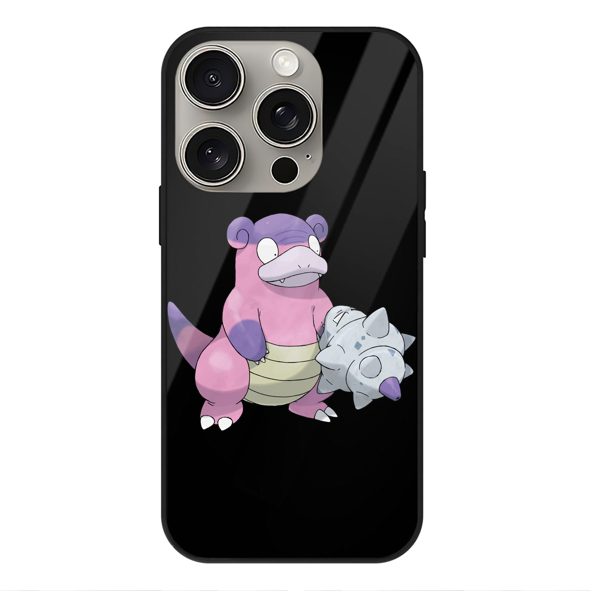 （画像用） ポケットモンスター Pokémon 【iPhone15Pro対応】スマホケース 耐衝撃＆黄変防止 背面ガラス