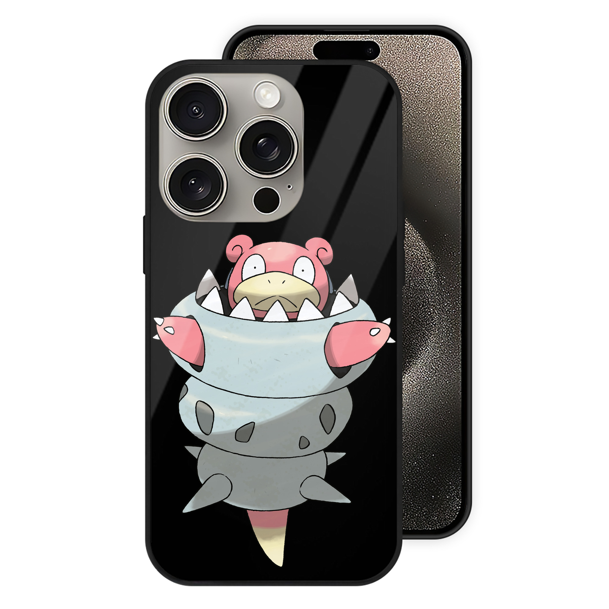 （画像用） ポケットモンスター Pokémon 【iPhone15Pro対応】スマホケース 耐衝撃＆黄変防止 背面ガラス