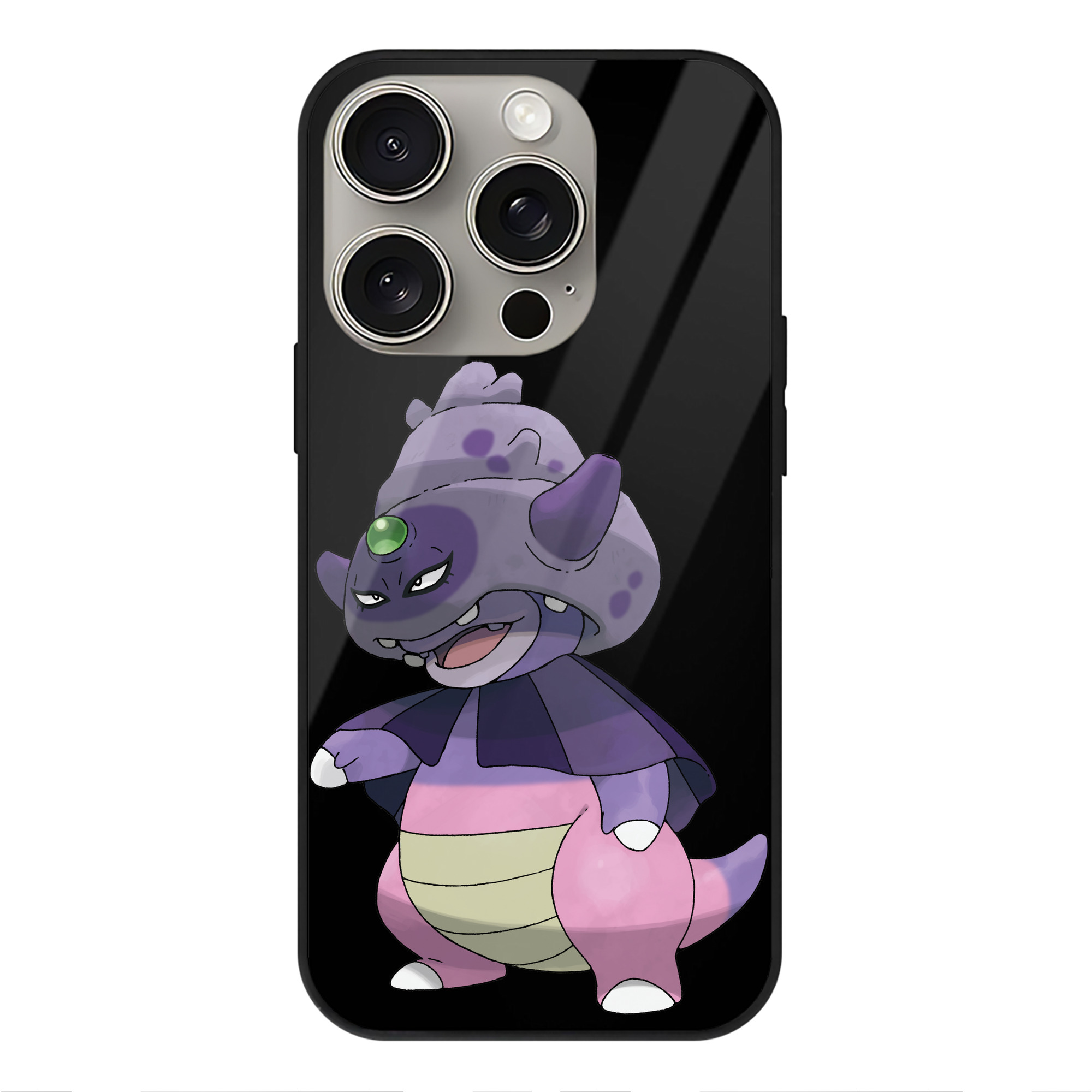 （画像用） ポケットモンスター Pokémon 【iPhone15Pro対応】スマホケース 耐衝撃＆黄変防止 背面ガラス
