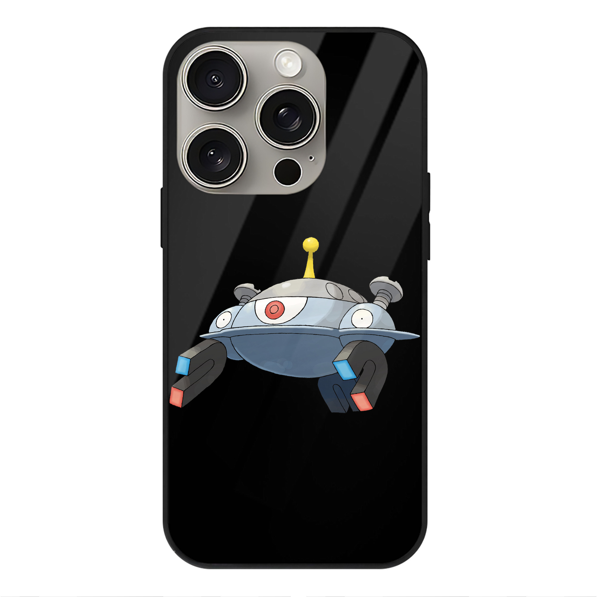（画像用） ポケットモンスター Pokémon 【iPhone15Pro対応】スマホケース 耐衝撃＆黄変防止 背面ガラス