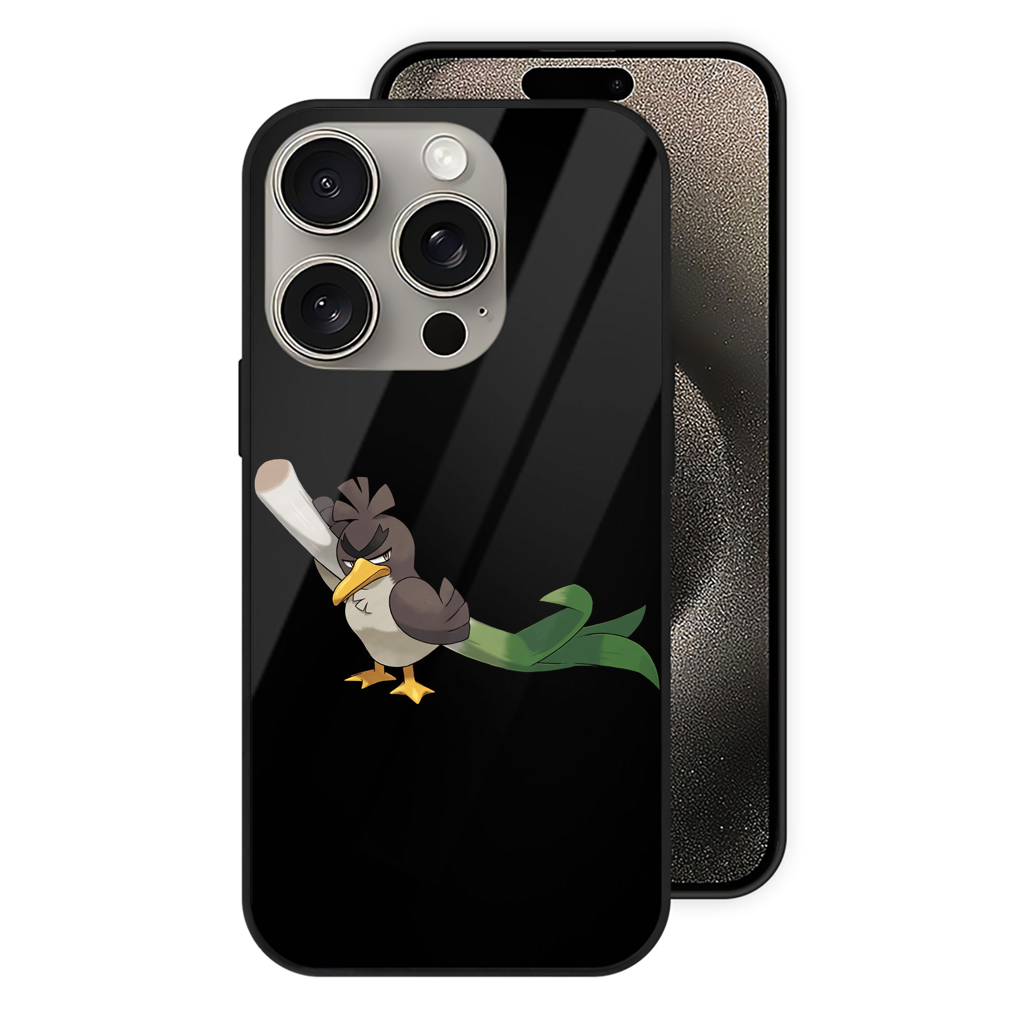 （画像用） ポケットモンスター Pokémon 【iPhone15Pro対応】スマホケース 耐衝撃＆黄変防止 背面ガラス