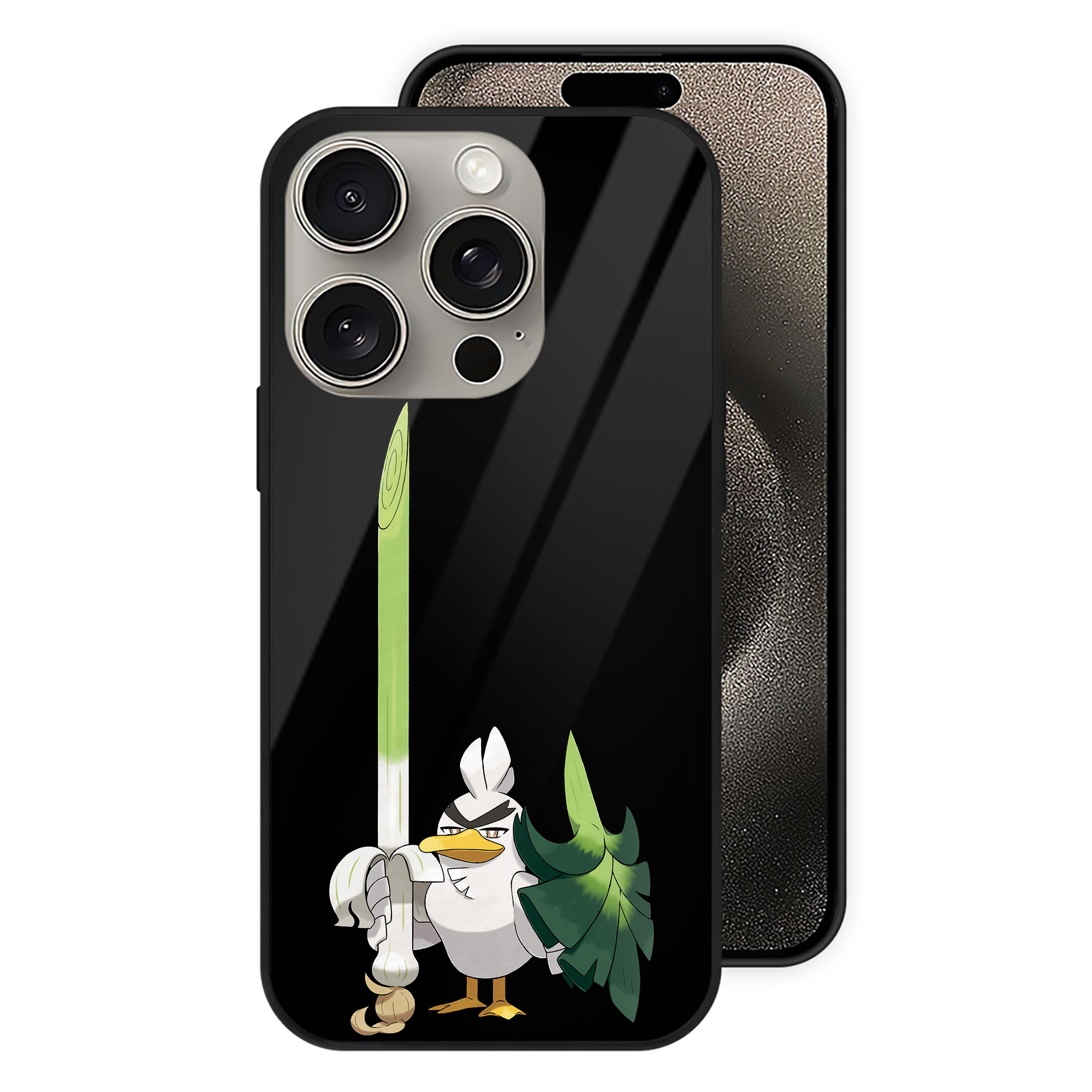 （画像用） ポケットモンスター Pokémon 【iPhone15Pro対応】スマホケース 耐衝撃＆黄変防止 背面ガラス