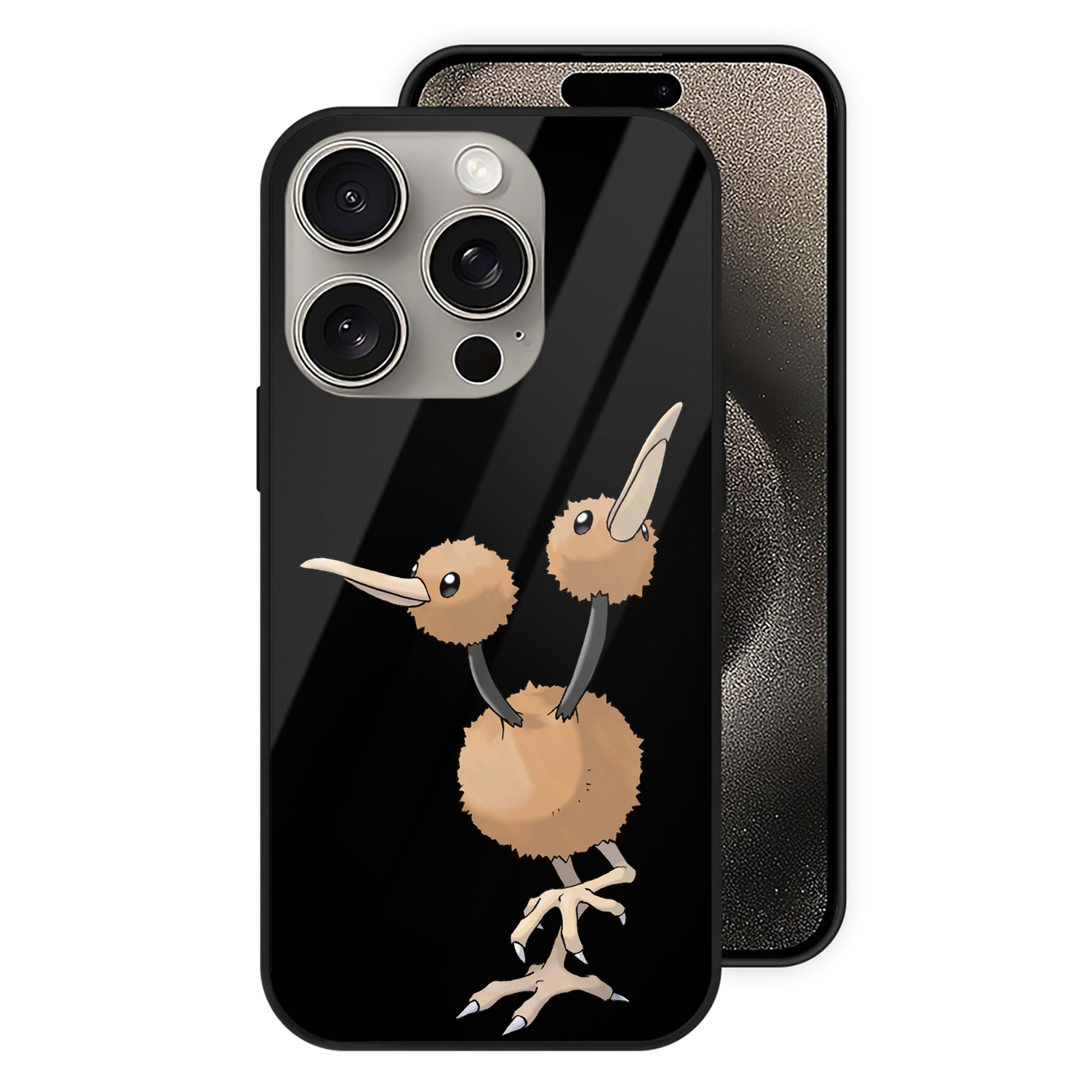 （画像用） ポケットモンスター Pokémon 【iPhone15Pro対応】スマホケース 耐衝撃＆黄変防止 背面ガラス