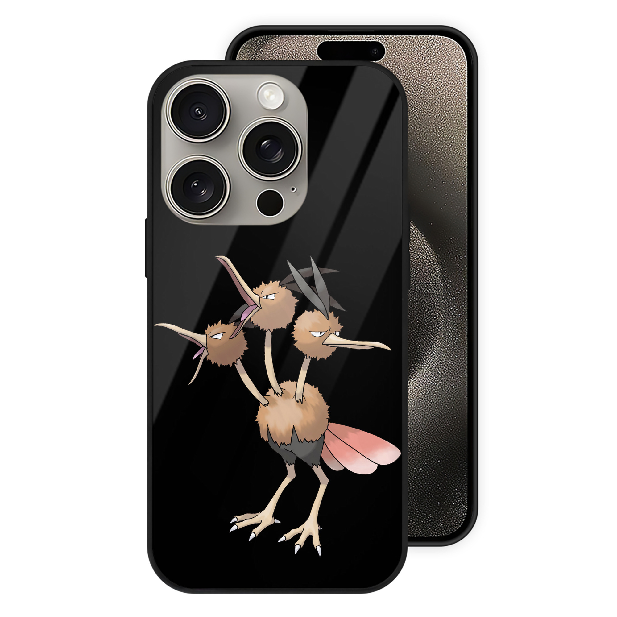 （画像用） ポケットモンスター Pokémon 【iPhone15Pro対応】スマホケース 耐衝撃＆黄変防止 背面ガラス
