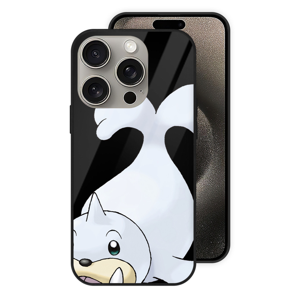 （画像用） ポケットモンスター Pokémon 【iPhone15Pro対応】スマホケース 耐衝撃＆黄変防止 背面ガラス