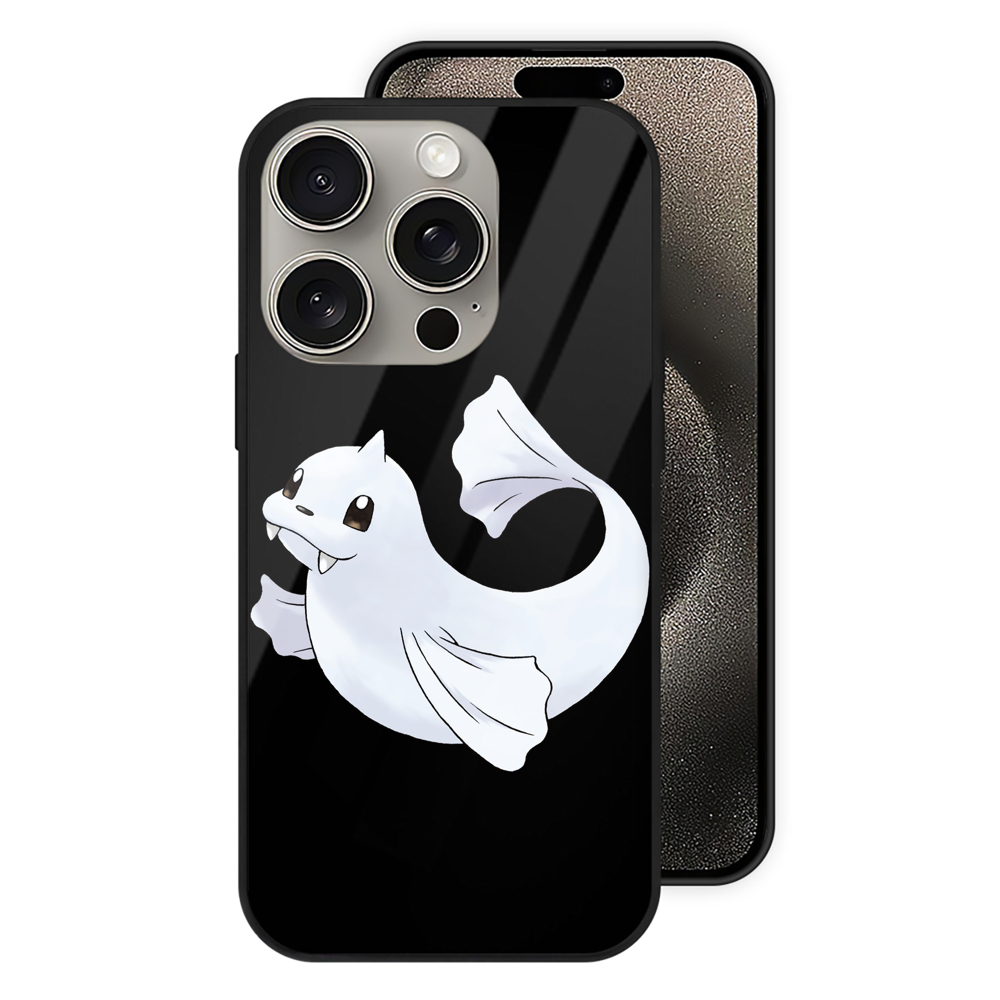 （画像用） ポケットモンスター Pokémon 【iPhone15Pro対応】スマホケース 耐衝撃＆黄変防止 背面ガラス