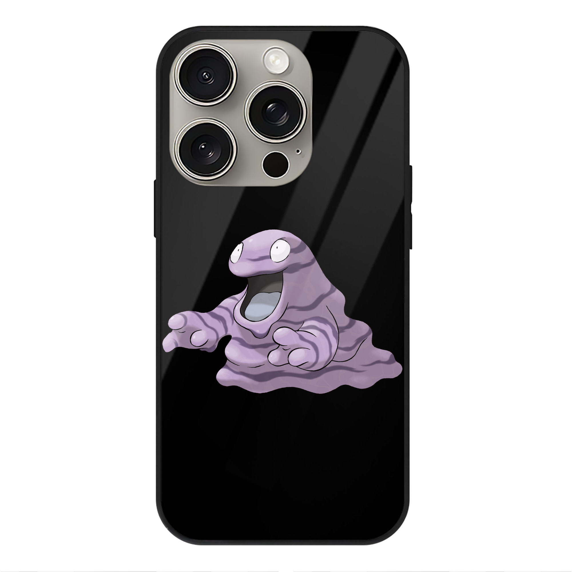 （画像用） ポケットモンスター Pokémon 【iPhone15Pro対応】スマホケース 耐衝撃＆黄変防止 背面ガラス