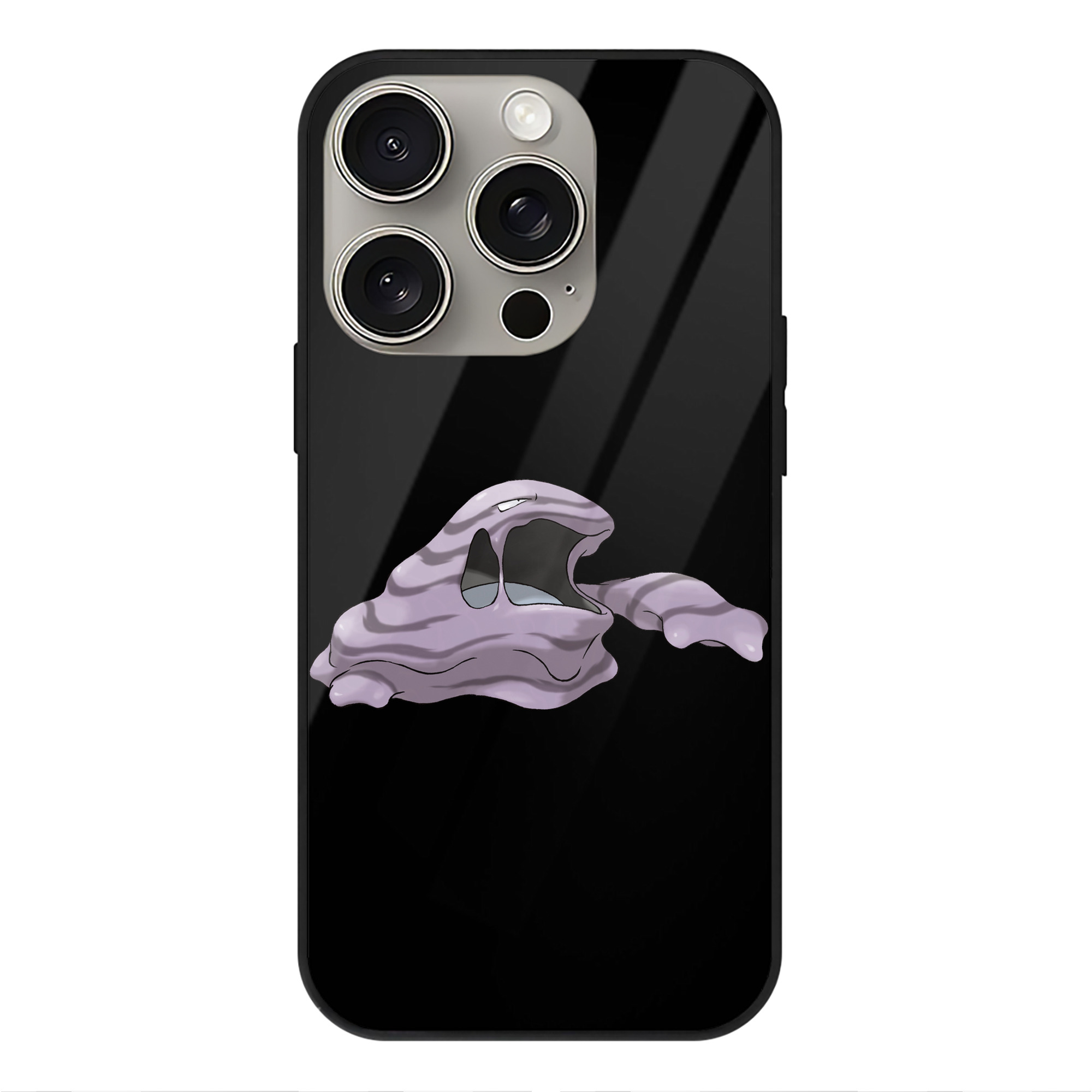 （画像用） ポケットモンスター Pokémon 【iPhone15Pro対応】スマホケース 耐衝撃＆黄変防止 背面ガラス