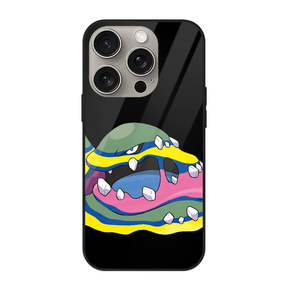 （画像用） ポケットモンスター Pokémon 【iPhone15Pro対応】スマホケース 耐衝撃＆黄変防止 背面ガラス