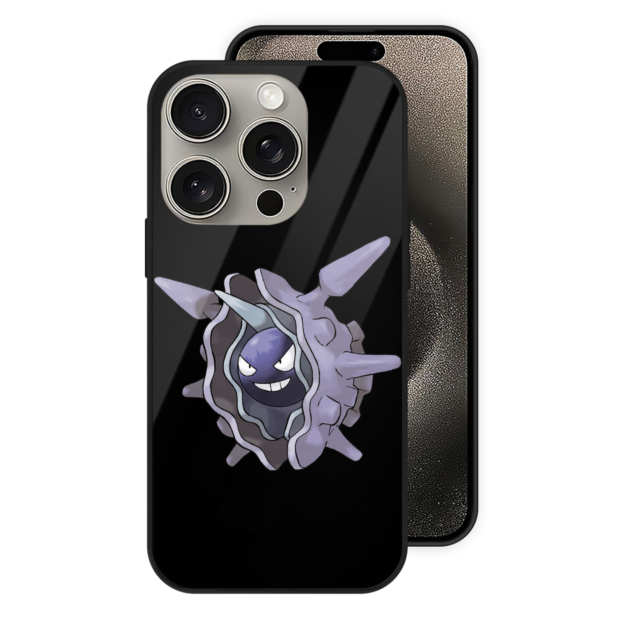 （画像用） ポケットモンスター Pokémon 【iPhone15Pro対応】スマホケース 耐衝撃＆黄変防止 背面ガラス