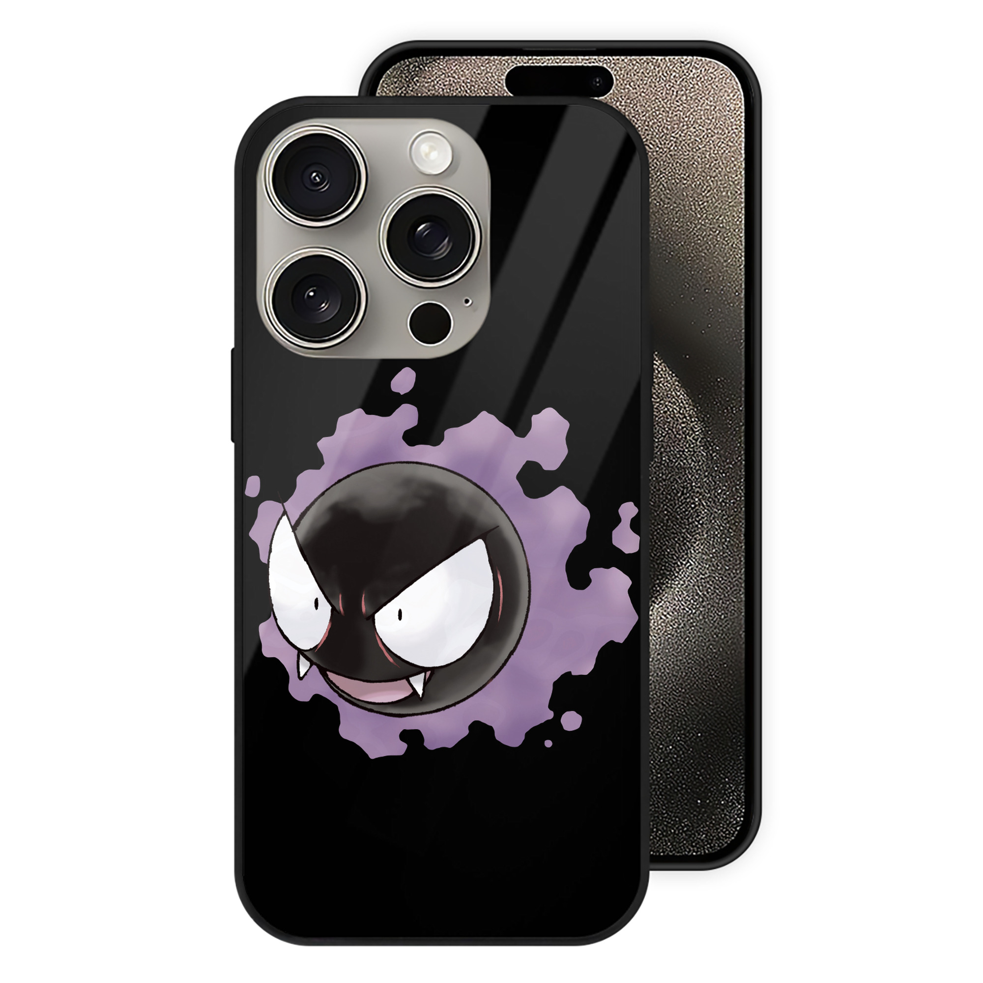 （画像用） ポケットモンスター Pokémon 【iPhone15Pro対応】スマホケース 耐衝撃＆黄変防止 背面ガラス