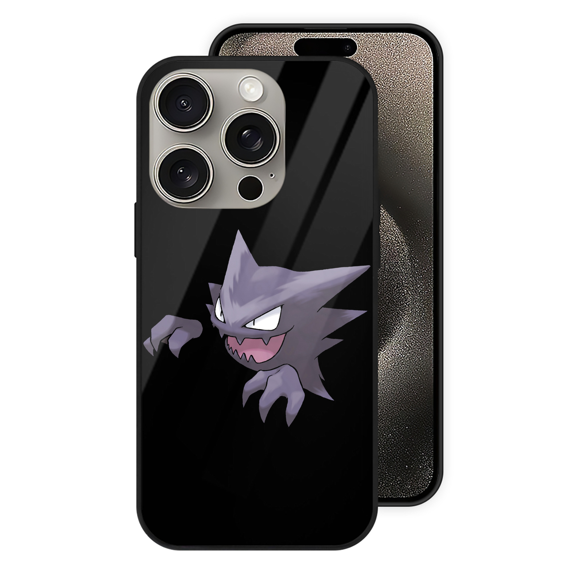 （画像用） ポケットモンスター Pokémon 【iPhone15Pro対応】スマホケース 耐衝撃＆黄変防止 背面ガラス