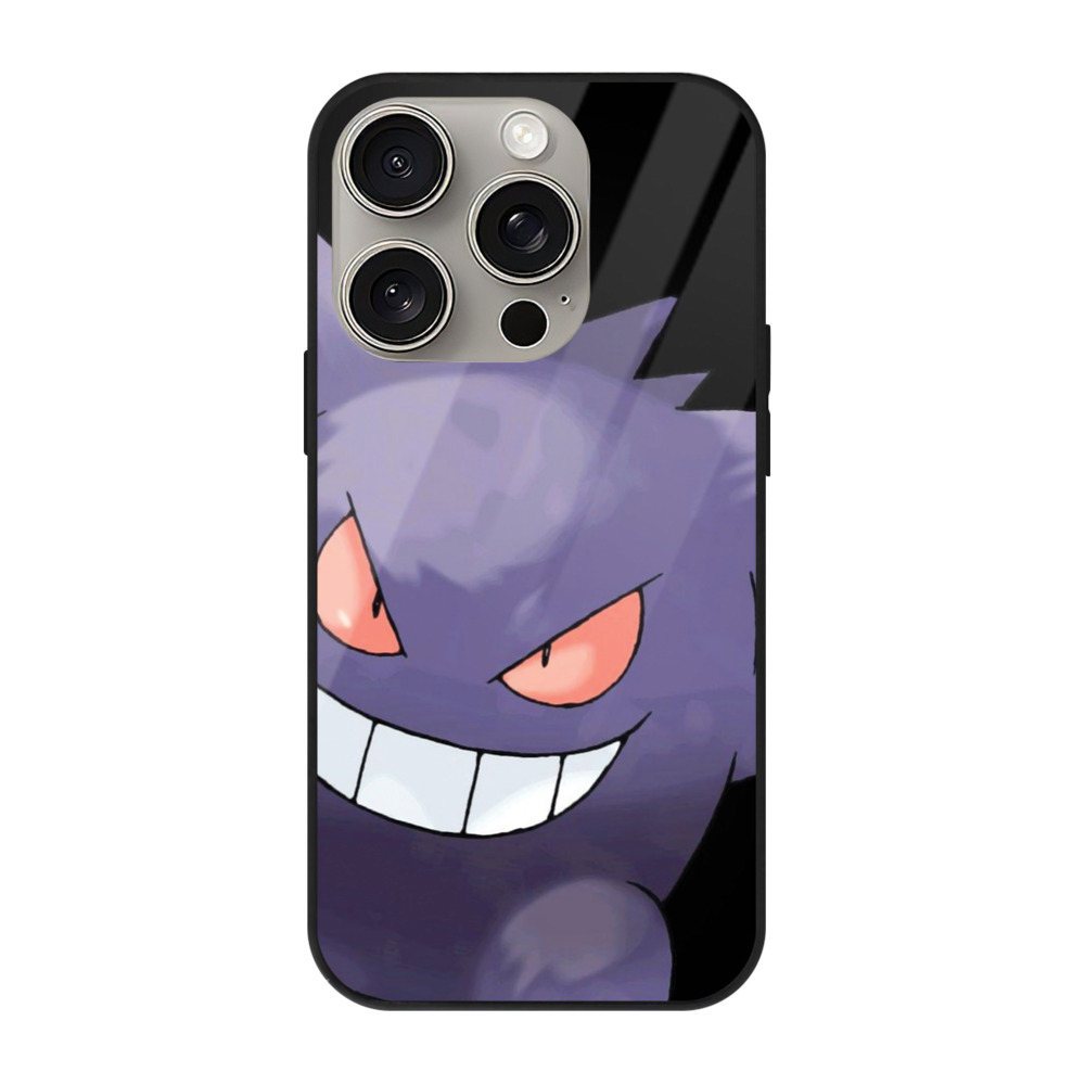 （画像用） ポケットモンスター Pokémon 【iPhone15Pro対応】スマホケース 耐衝撃＆黄変防止 背面ガラス
