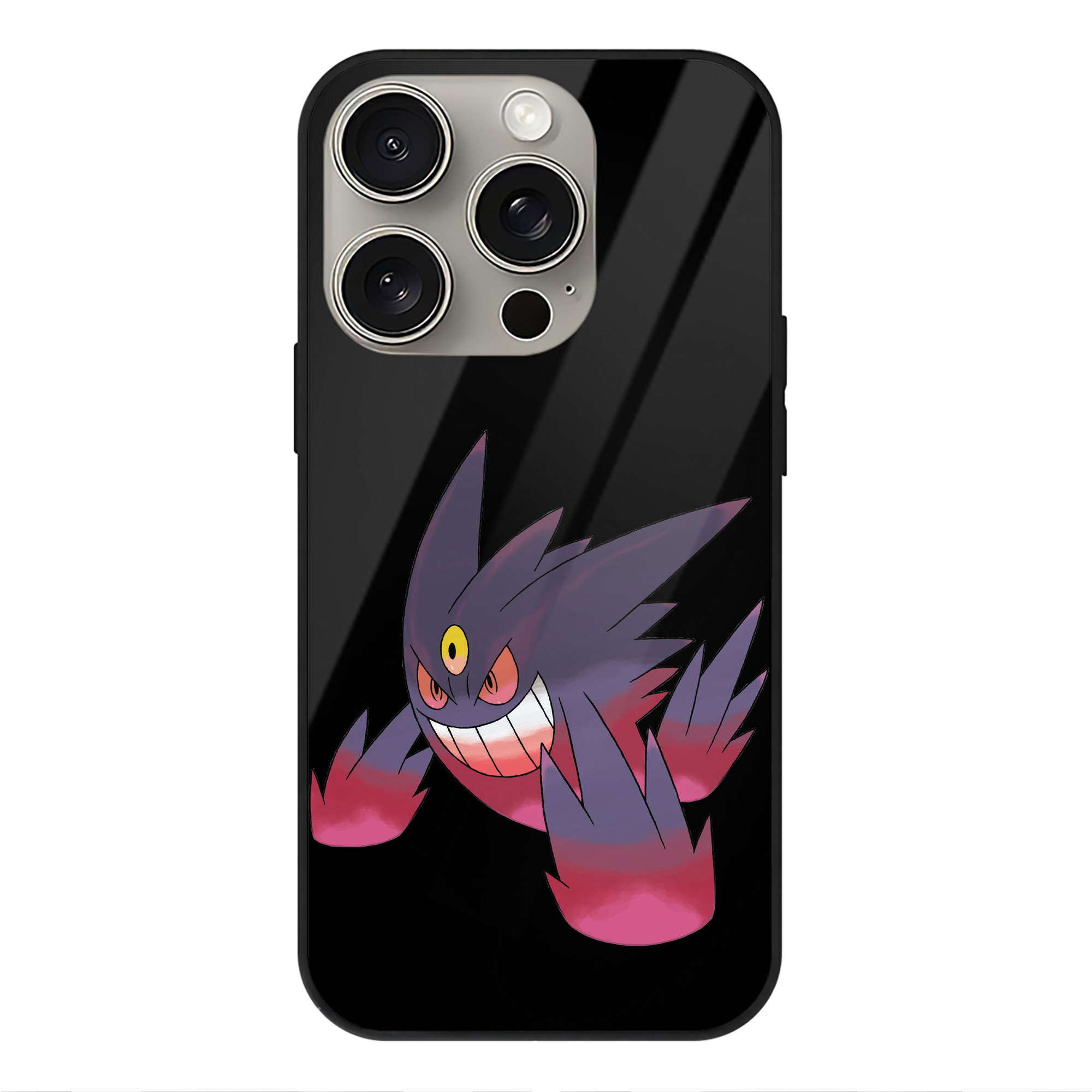 （画像用） ポケットモンスター Pokémon 【iPhone15Pro対応】スマホケース 耐衝撃＆黄変防止 背面ガラス