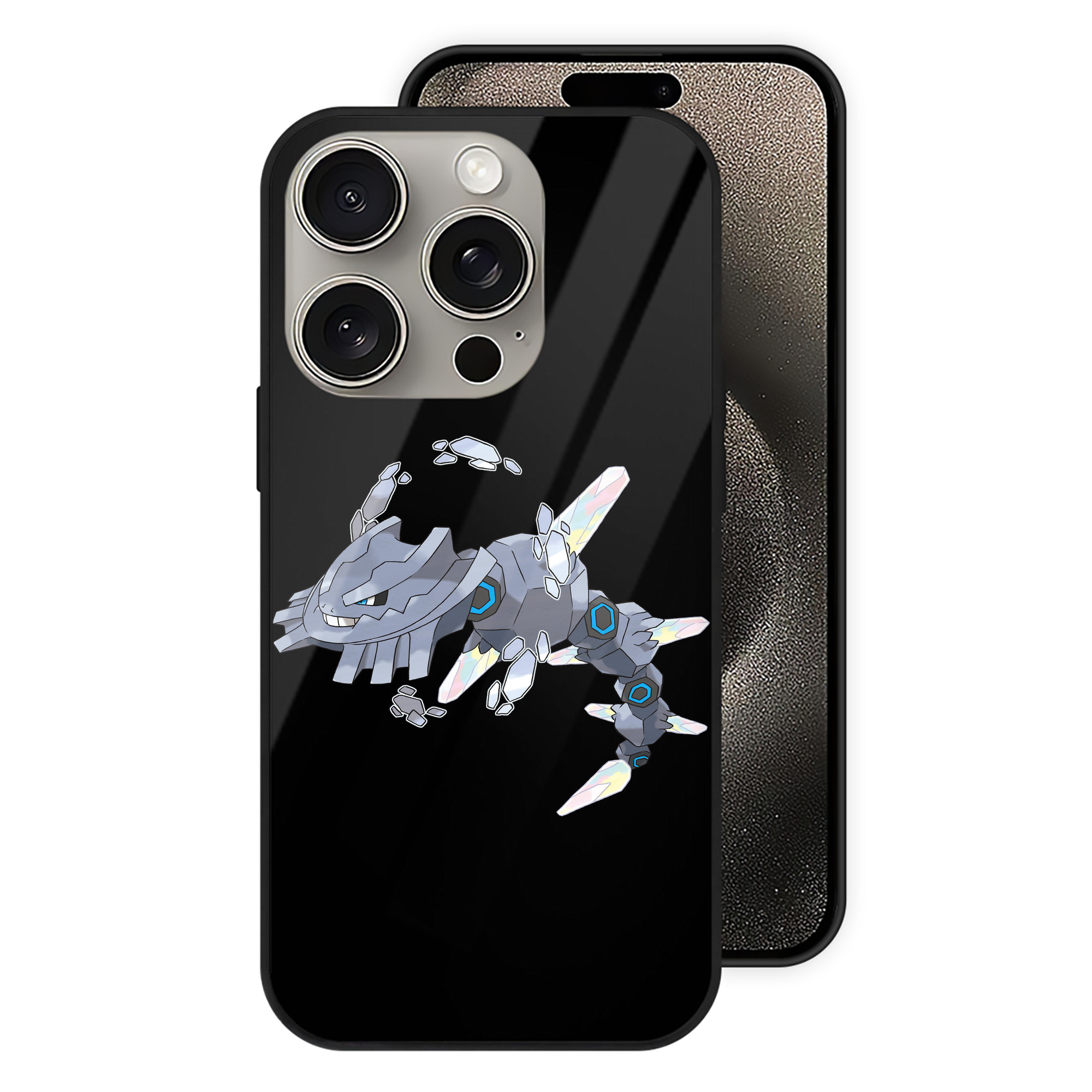 （画像用） ポケットモンスター Pokémon 【iPhone15Pro対応】スマホケース 耐衝撃＆黄変防止 背面ガラス