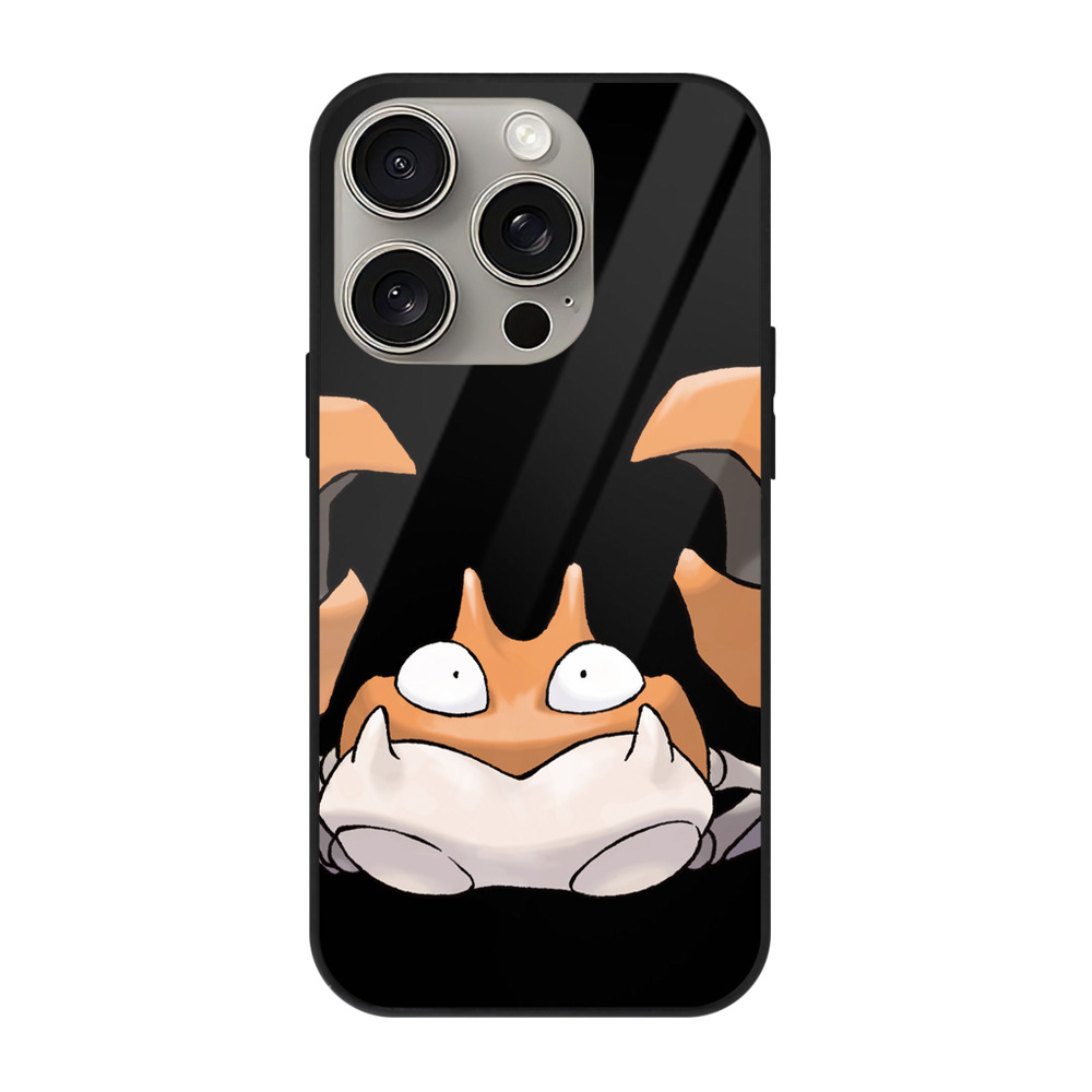 （画像用） ポケットモンスター Pokémon 【iPhone15Pro対応】スマホケース 耐衝撃＆黄変防止 背面ガラス