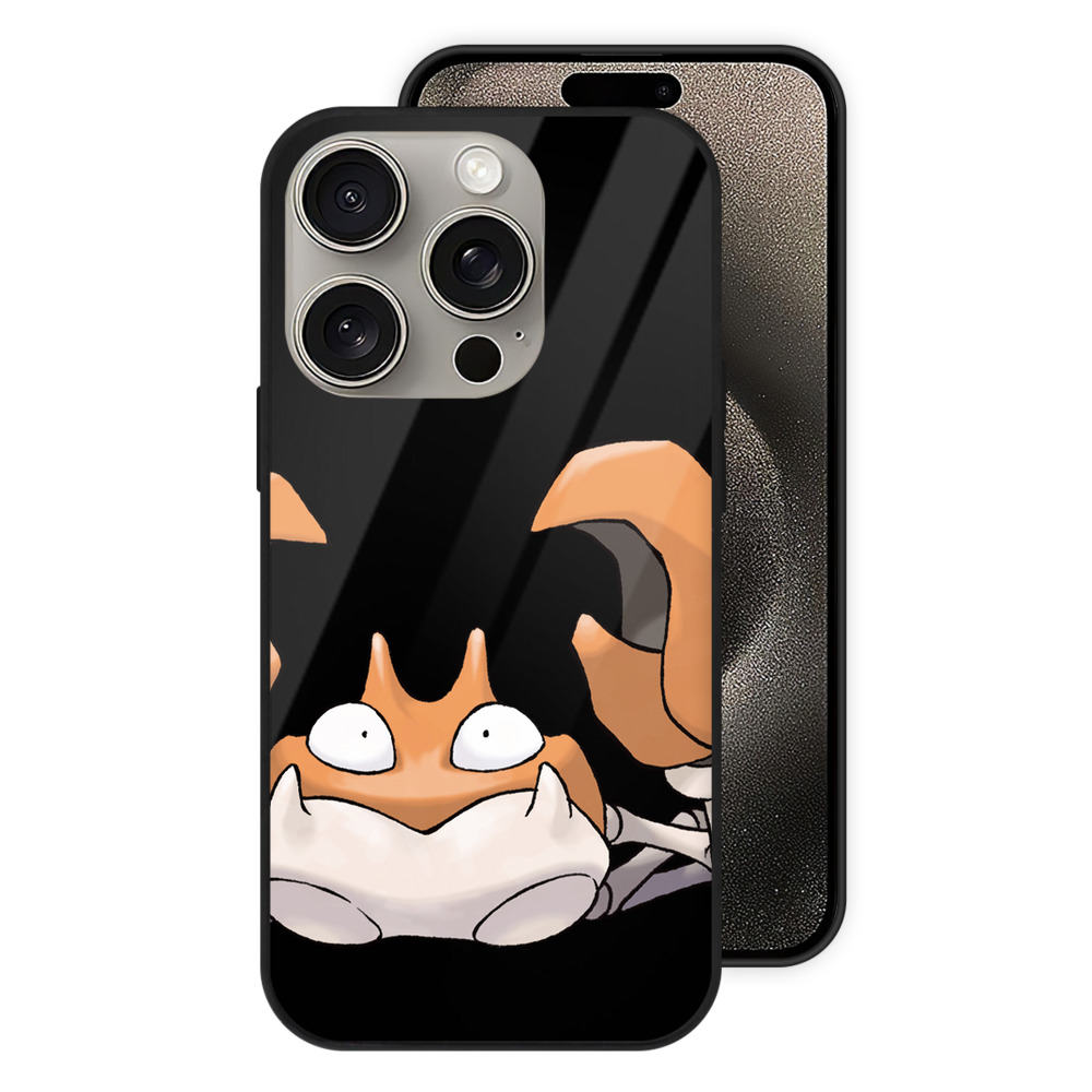 （画像用） ポケットモンスター Pokémon 【iPhone15Pro対応】スマホケース 耐衝撃＆黄変防止 背面ガラス