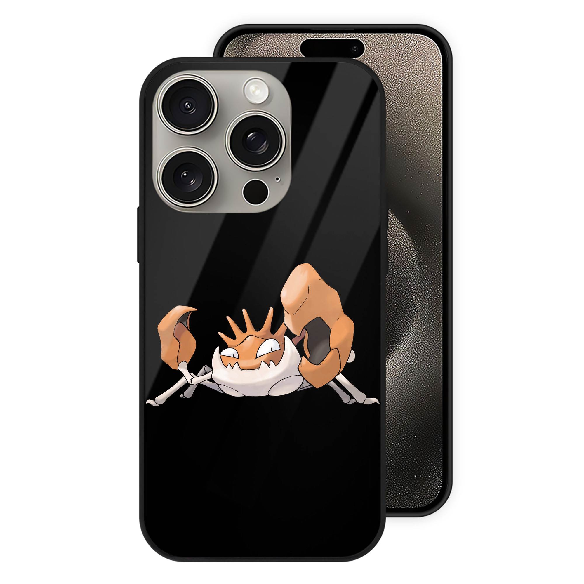 （画像用） ポケットモンスター Pokémon 【iPhone15Pro対応】スマホケース 耐衝撃＆黄変防止 背面ガラス