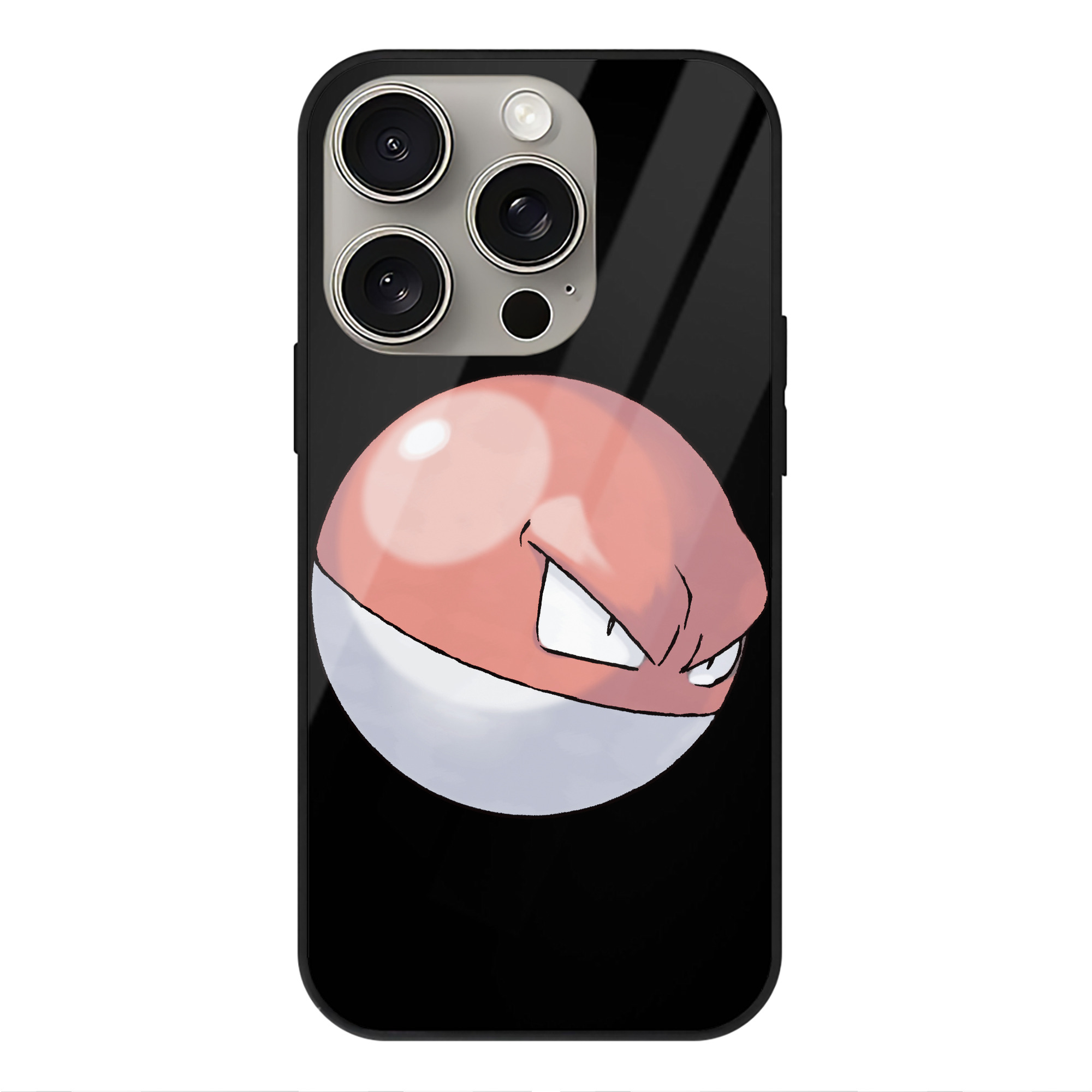 （画像用） ポケットモンスター Pokémon 【iPhone15Pro対応】スマホケース 耐衝撃＆黄変防止 背面ガラス