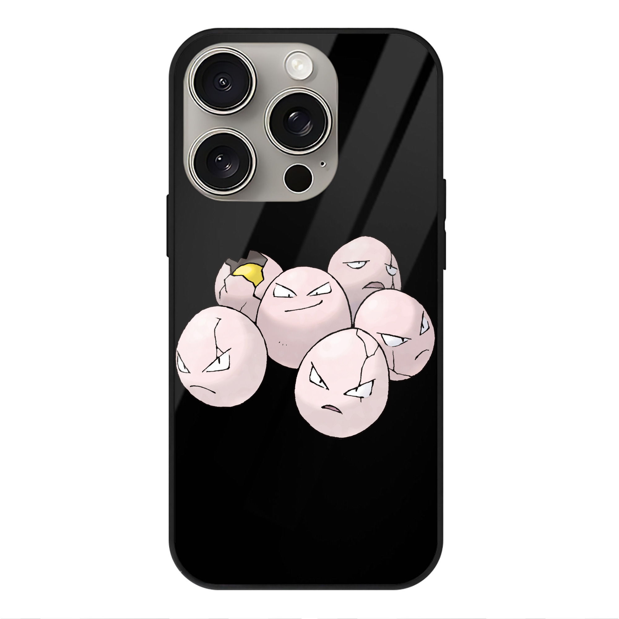 （画像用） ポケットモンスター Pokémon 【iPhone15Pro対応】スマホケース 耐衝撃＆黄変防止 背面ガラス