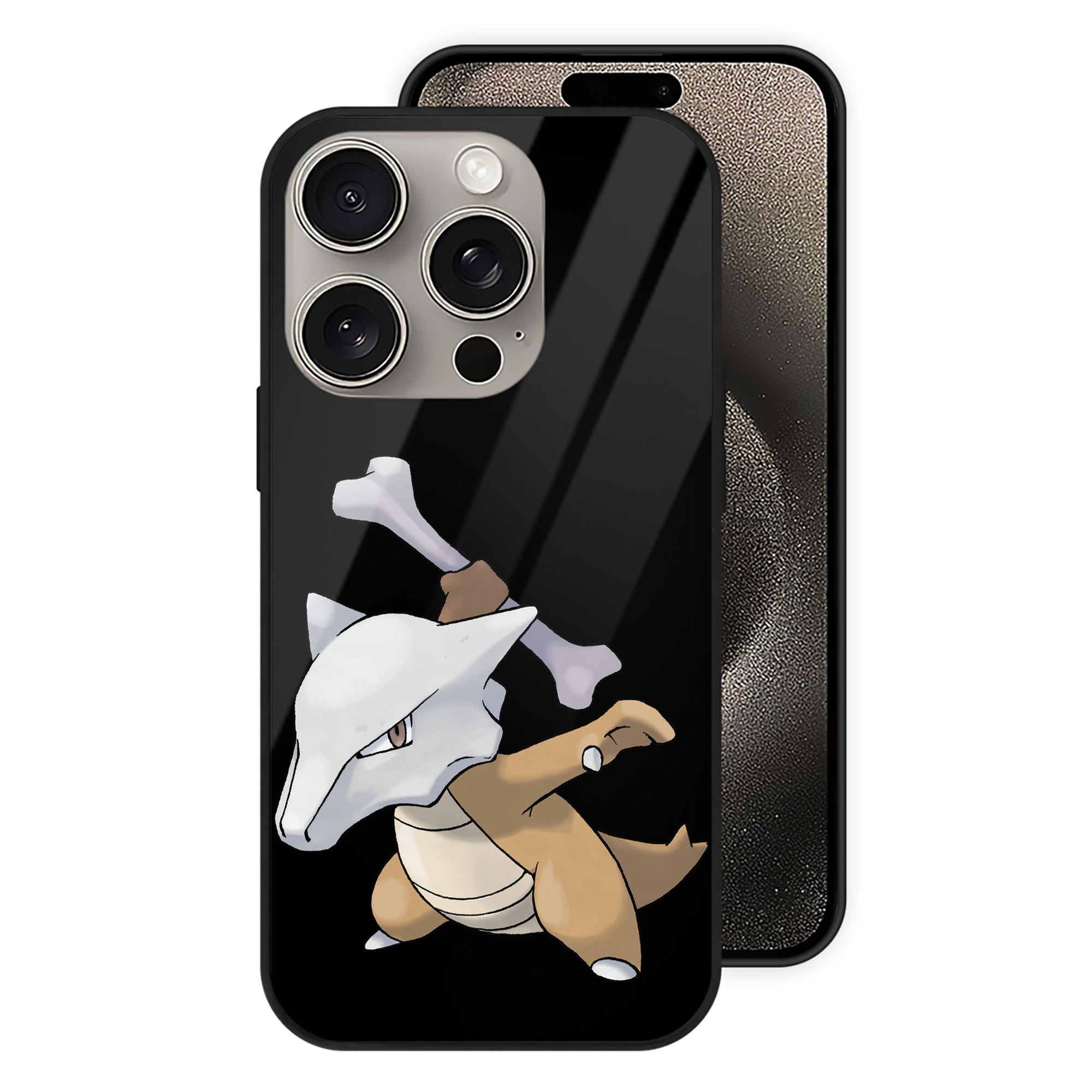 （画像用） ポケットモンスター Pokémon 【iPhone15Pro対応】スマホケース 耐衝撃＆黄変防止 背面ガラス