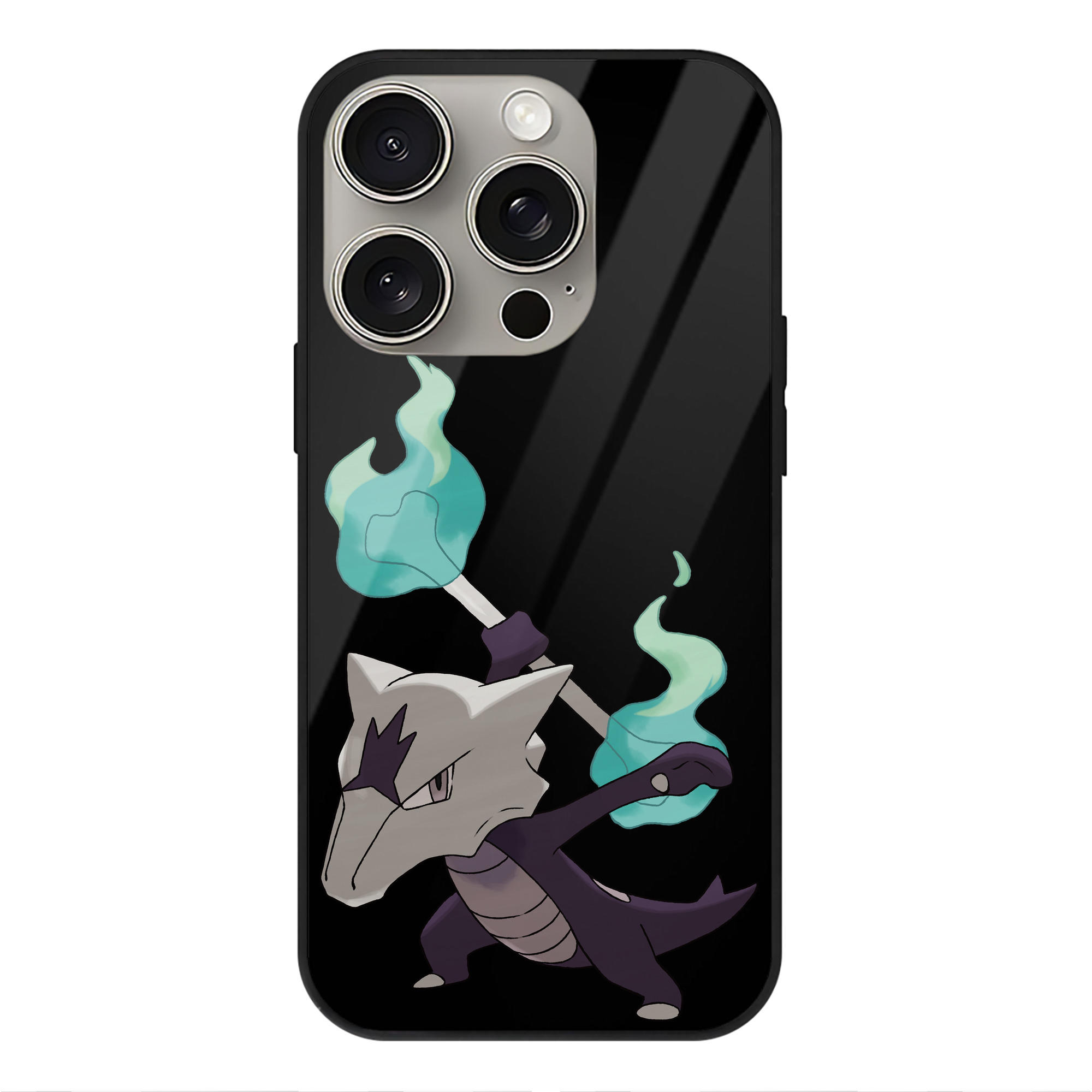 （画像用） ポケットモンスター Pokémon 【iPhone15Pro対応】スマホケース 耐衝撃＆黄変防止 背面ガラス