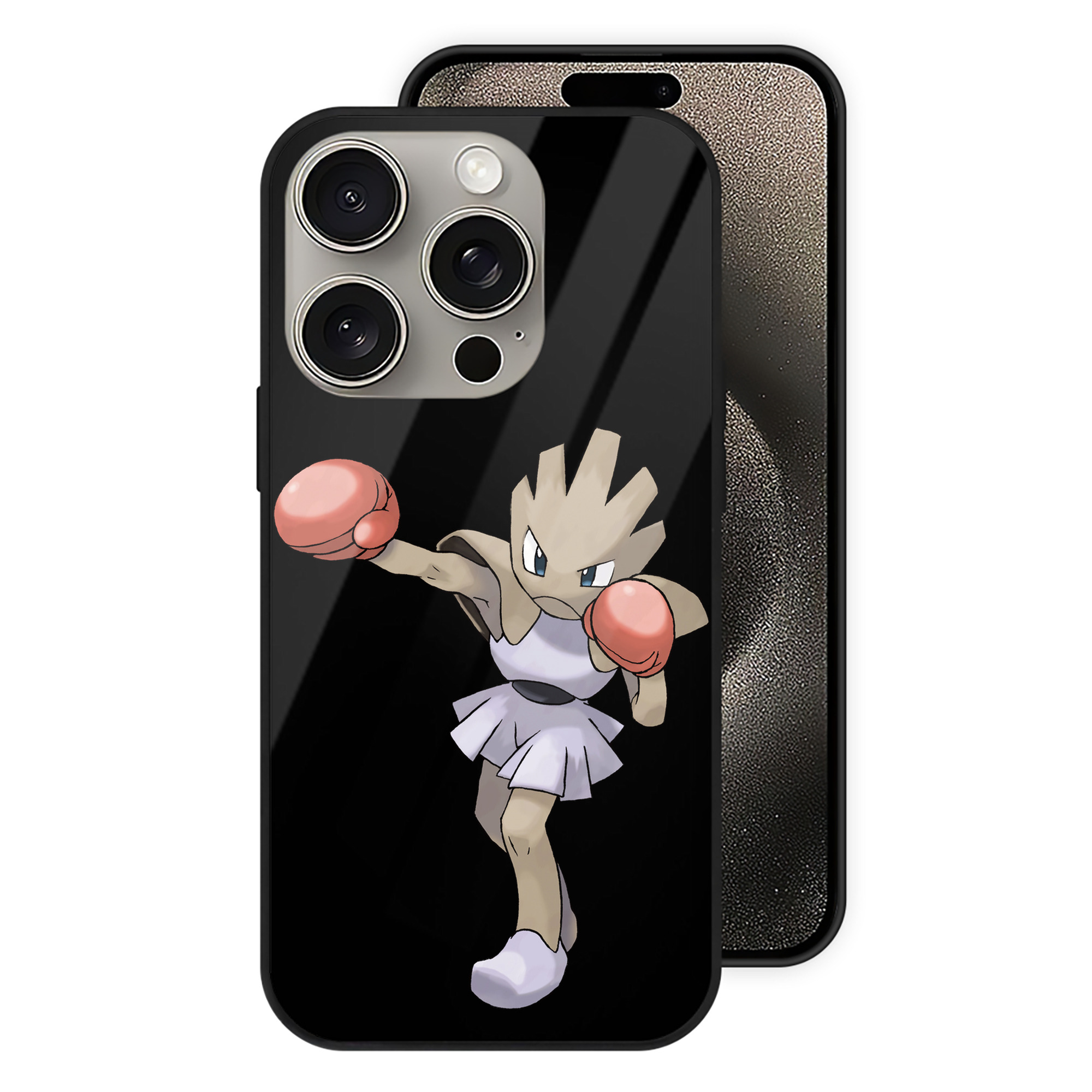 （画像用） ポケットモンスター Pokémon 【iPhone15Pro対応】スマホケース 耐衝撃＆黄変防止 背面ガラス