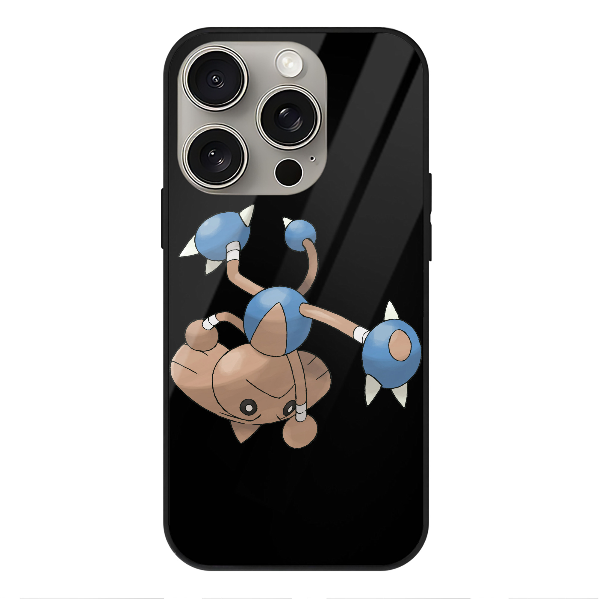 （画像用） ポケットモンスター Pokémon 【iPhone15Pro対応】スマホケース 耐衝撃＆黄変防止 背面ガラス
