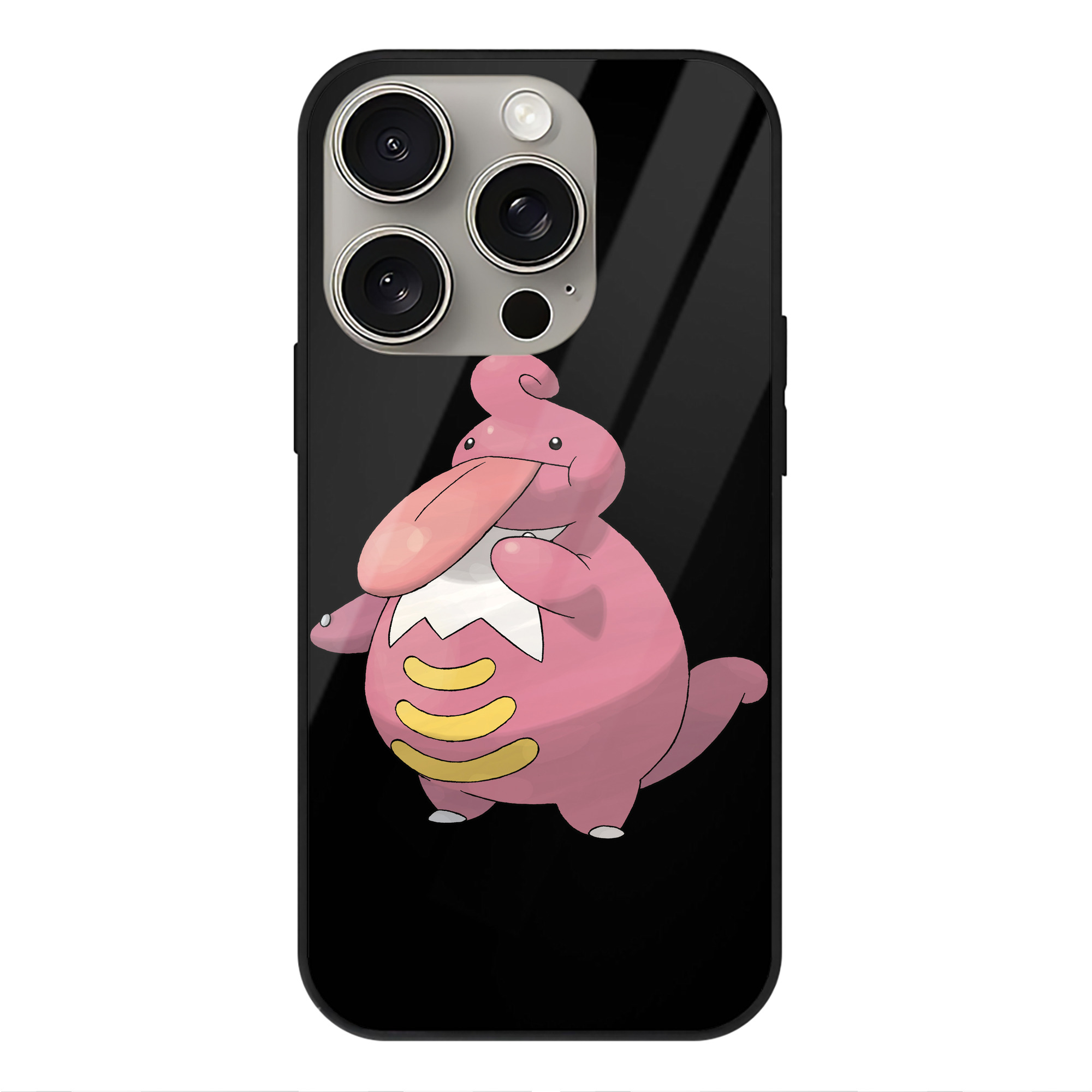 （画像用） ポケットモンスター Pokémon 【iPhone15Pro対応】スマホケース 耐衝撃＆黄変防止 背面ガラス