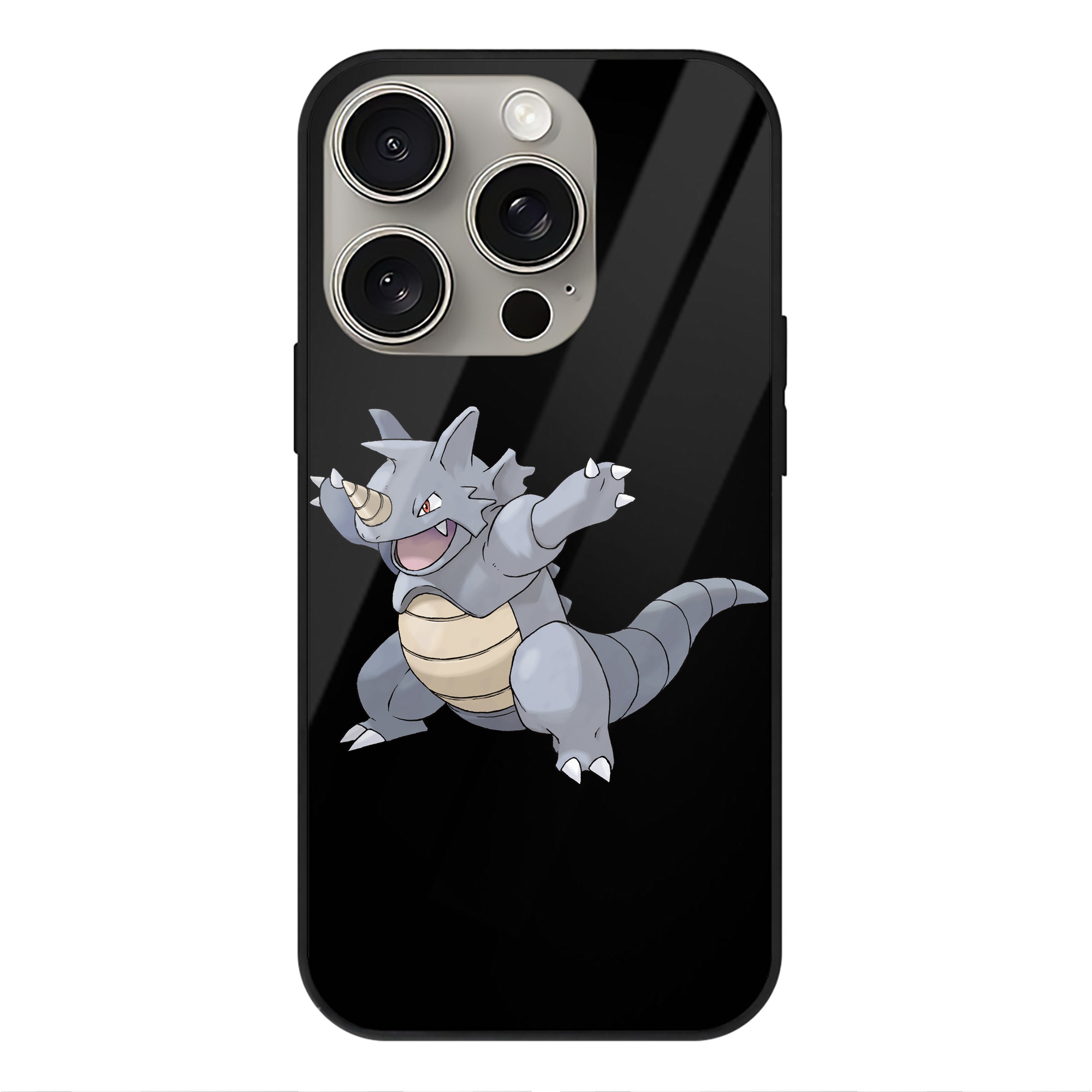 （画像用） ポケットモンスター Pokémon 【iPhone15Pro対応】スマホケース 耐衝撃＆黄変防止 背面ガラス