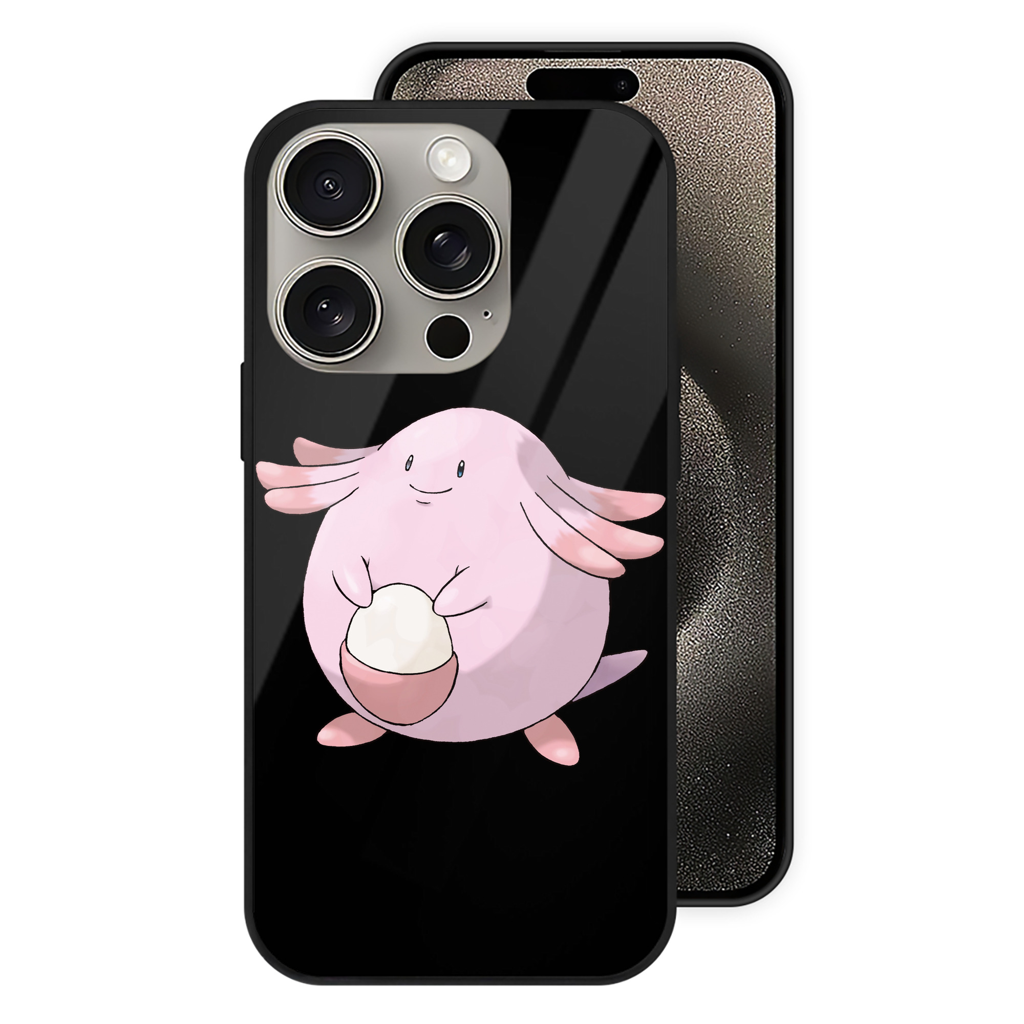 （画像用） ポケットモンスター Pokémon 【iPhone15Pro対応】スマホケース 耐衝撃＆黄変防止 背面ガラス
