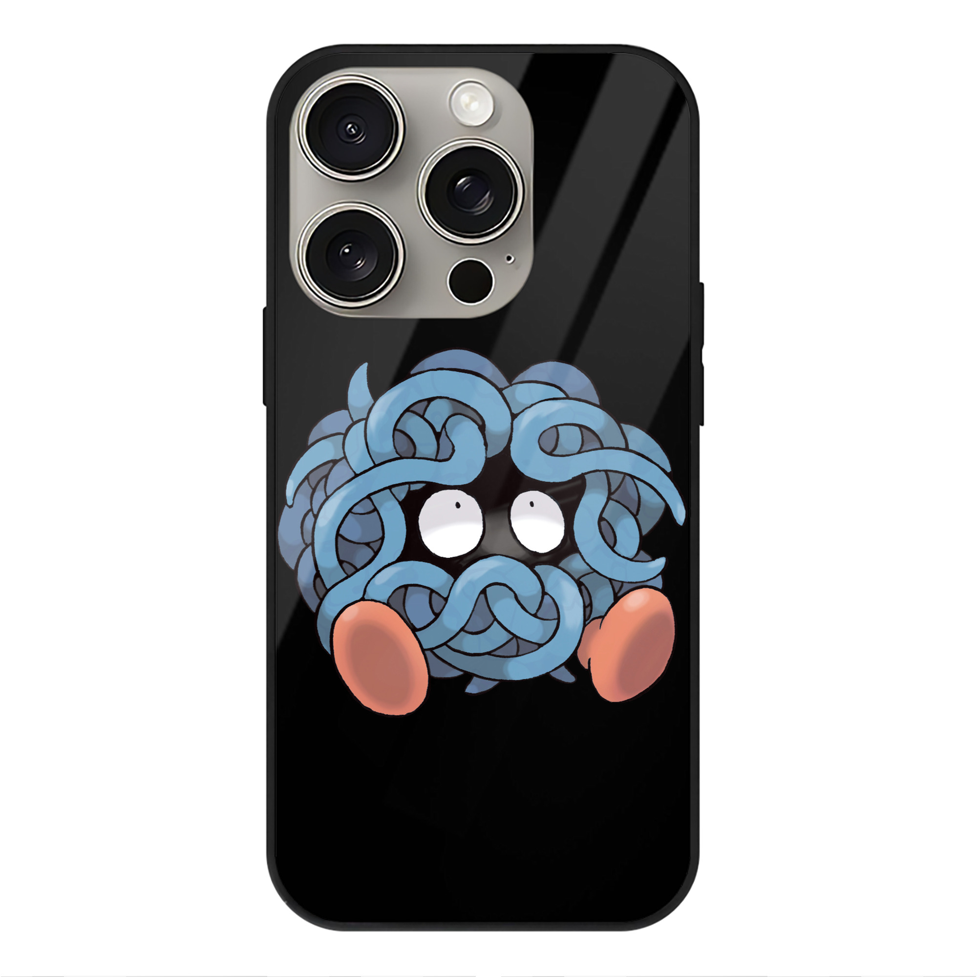 （画像用） ポケットモンスター Pokémon 【iPhone15Pro対応】スマホケース 耐衝撃＆黄変防止 背面ガラス