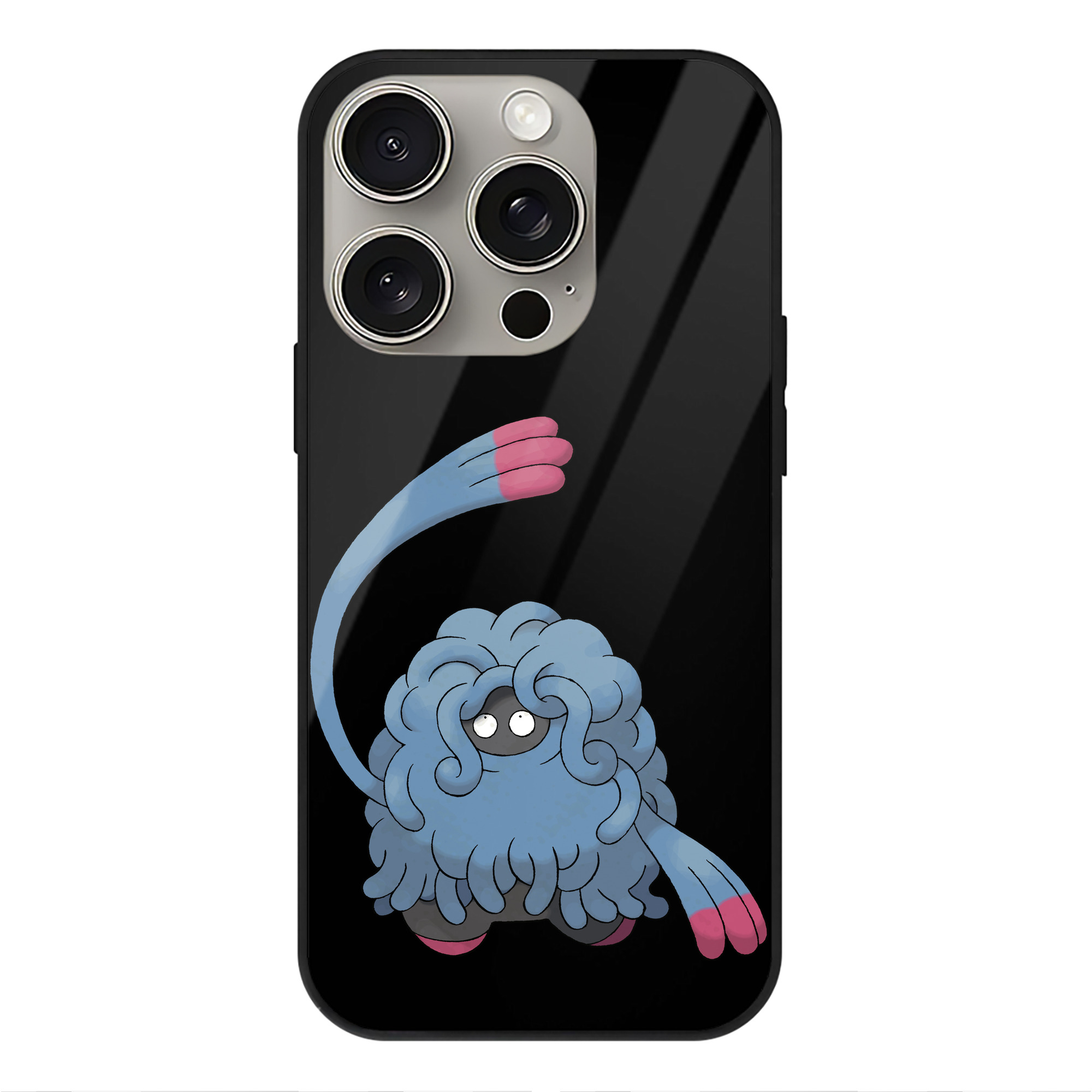 （画像用） ポケットモンスター Pokémon 【iPhone15Pro対応】スマホケース 耐衝撃＆黄変防止 背面ガラス