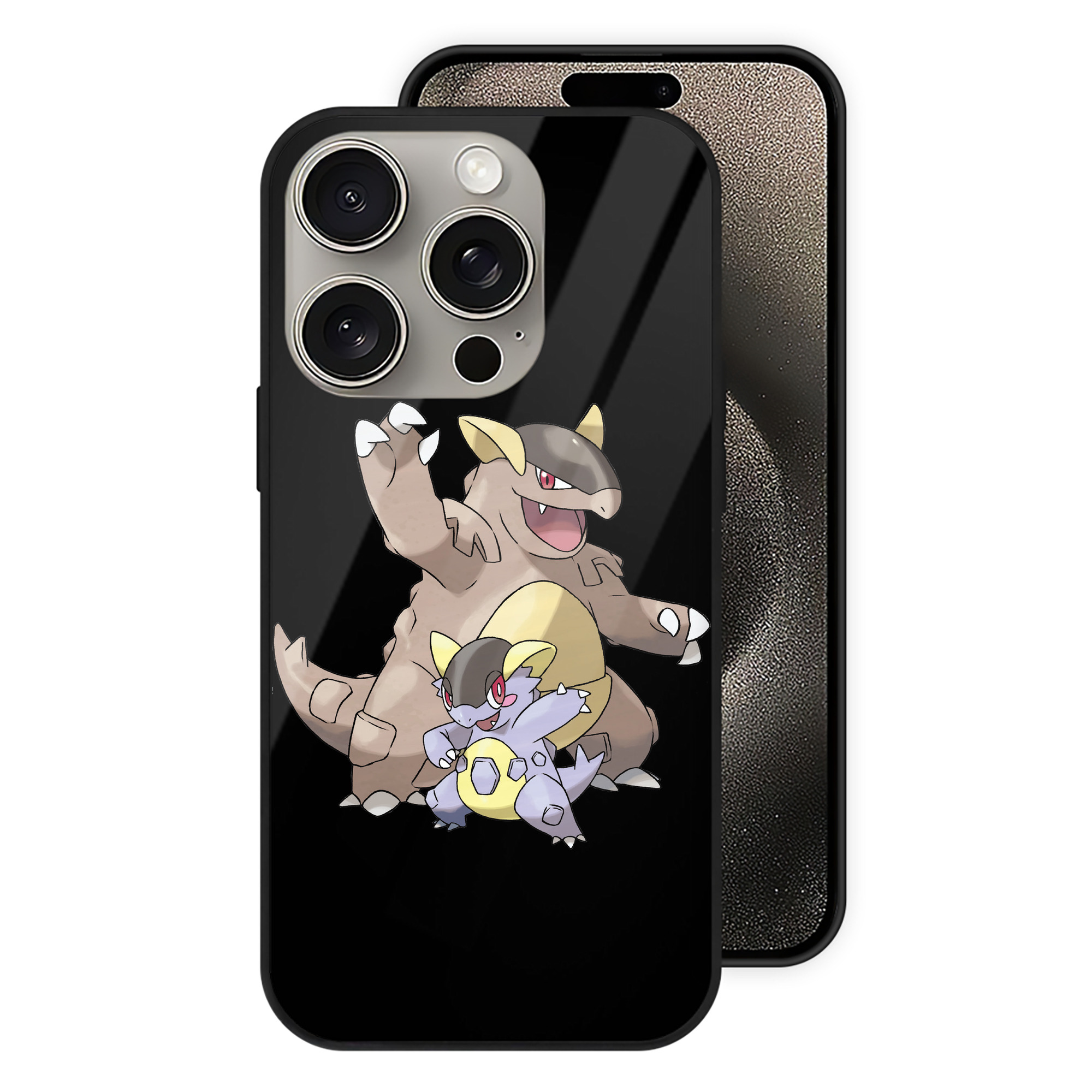 （画像用） ポケットモンスター Pokémon 【iPhone15Pro対応】スマホケース 耐衝撃＆黄変防止 背面ガラス