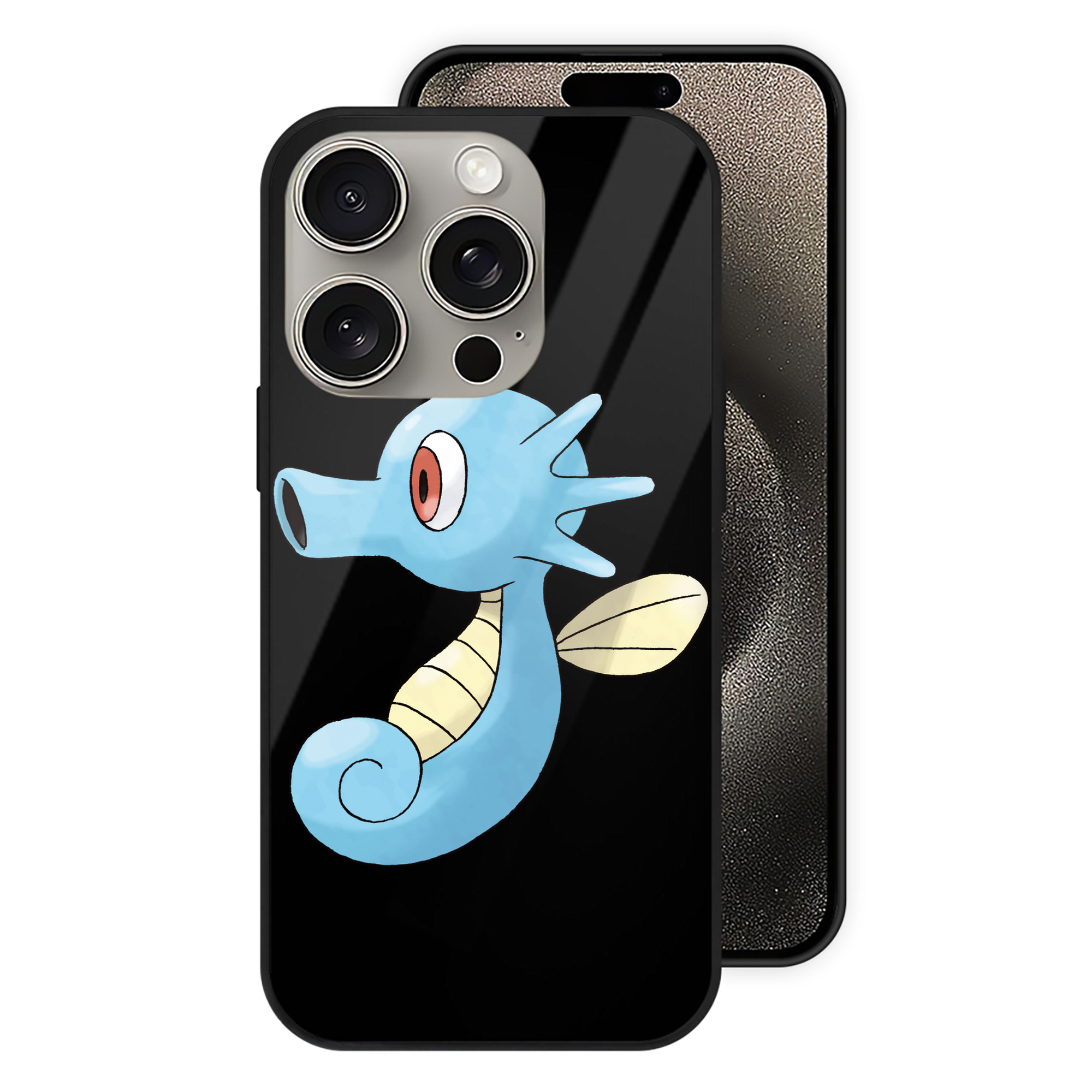 （画像用） ポケットモンスター Pokémon 【iPhone15Pro対応】スマホケース 耐衝撃＆黄変防止 背面ガラス