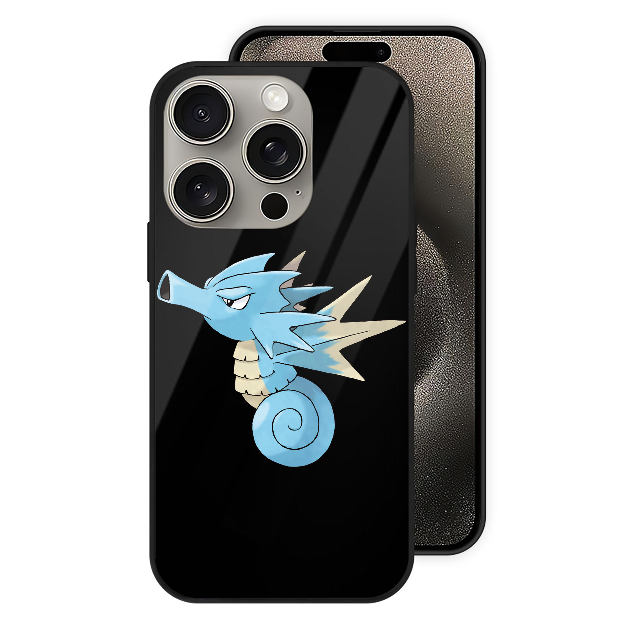 （画像用） ポケットモンスター Pokémon 【iPhone15Pro対応】スマホケース 耐衝撃＆黄変防止 背面ガラス