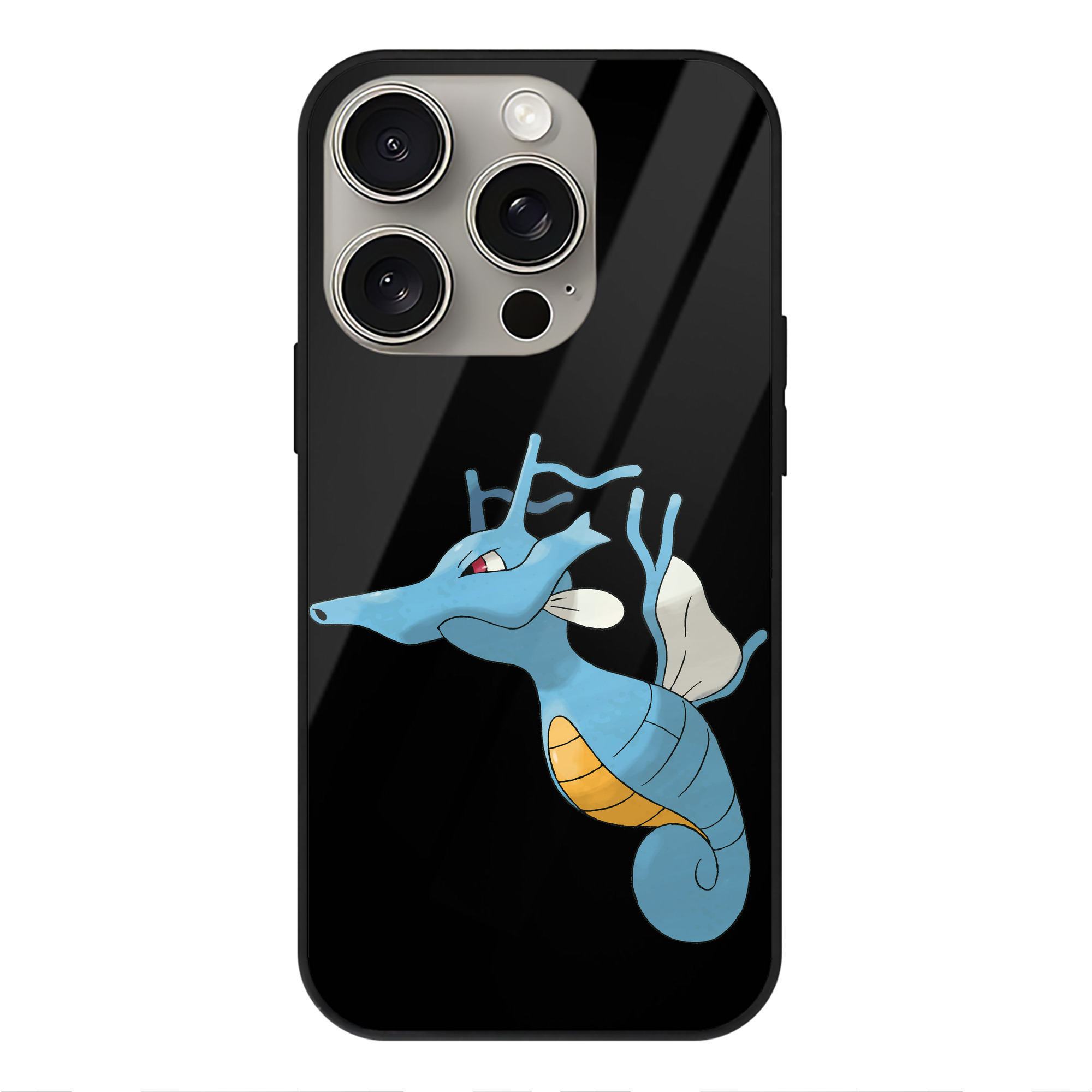 （画像用） ポケットモンスター Pokémon 【iPhone15Pro対応】スマホケース 耐衝撃＆黄変防止 背面ガラス