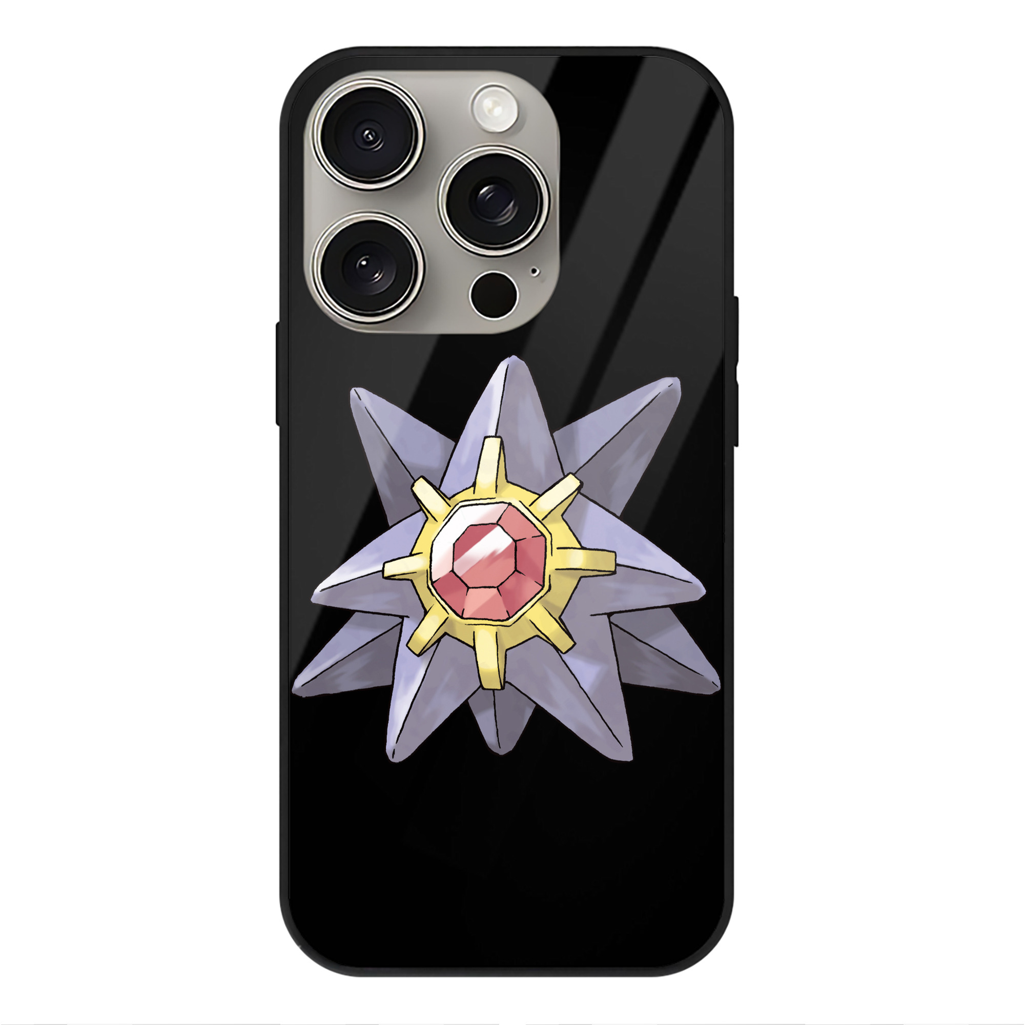 （画像用） ポケットモンスター Pokémon 【iPhone15Pro対応】スマホケース 耐衝撃＆黄変防止 背面ガラス