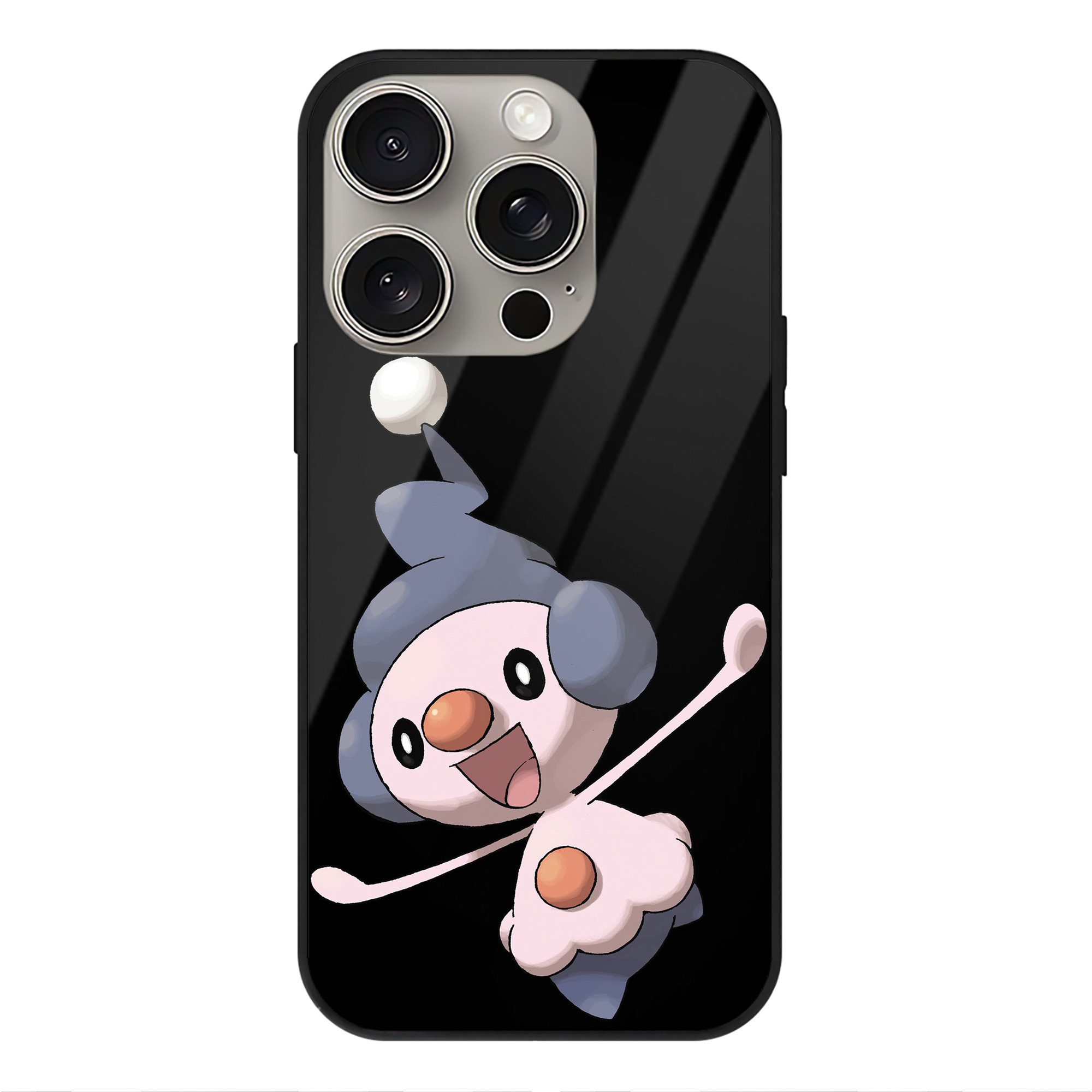 （画像用） ポケットモンスター Pokémon 【iPhone15Pro対応】スマホケース 耐衝撃＆黄変防止 背面ガラス