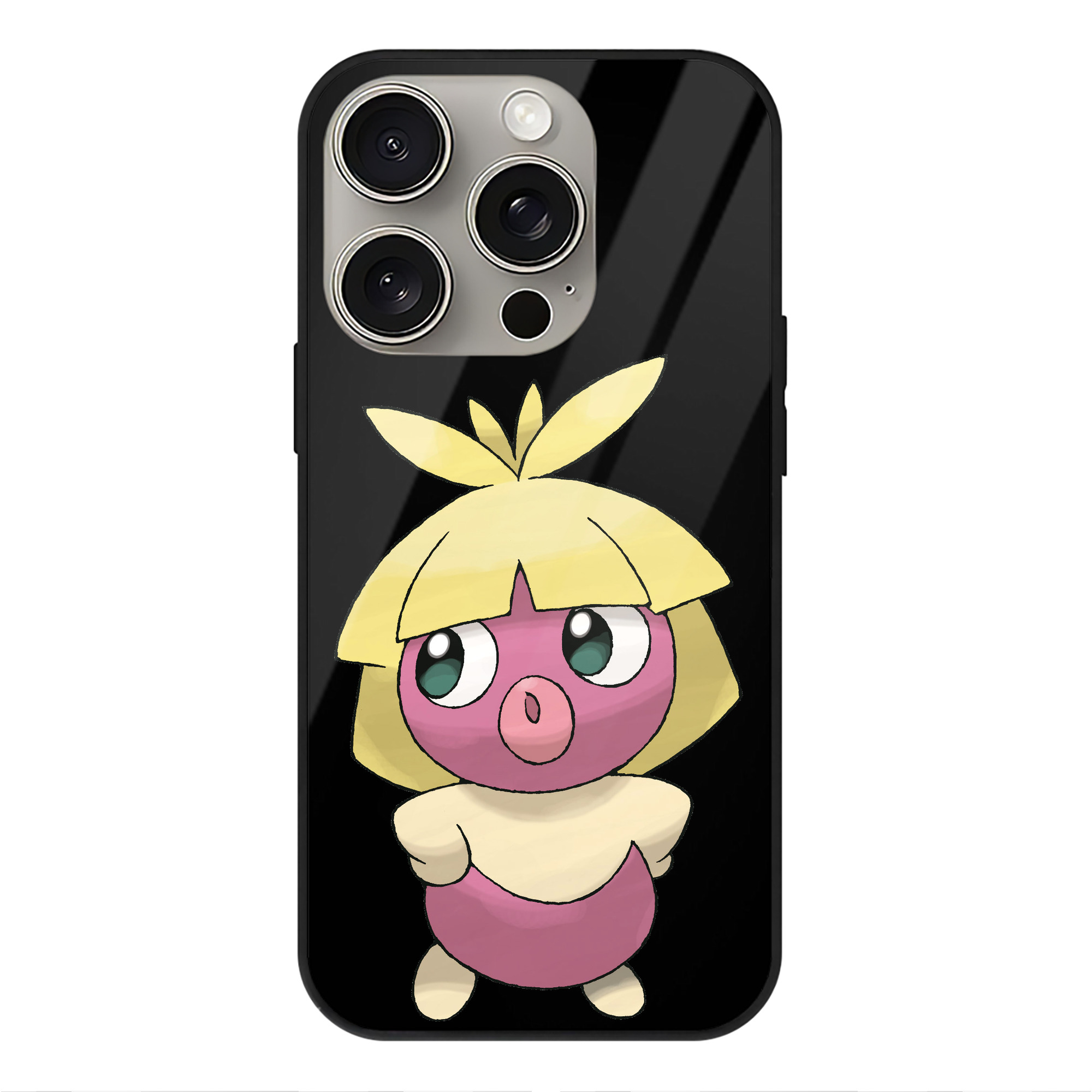（画像用） ポケットモンスター Pokémon 【iPhone15Pro対応】スマホケース 耐衝撃＆黄変防止 背面ガラス