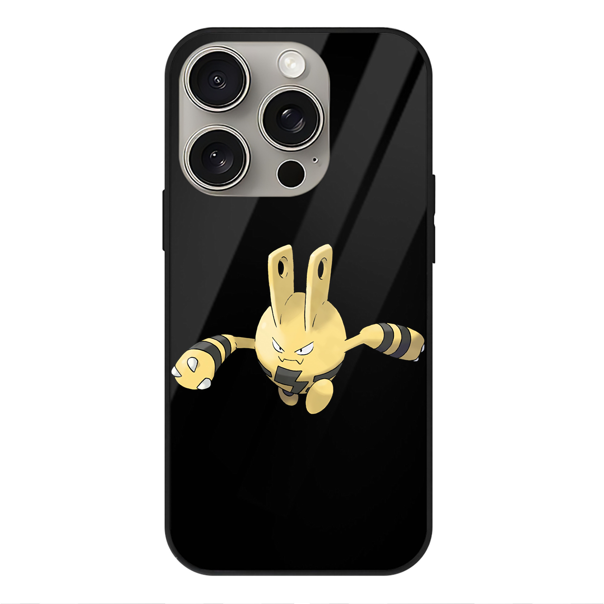 （画像用） ポケットモンスター Pokémon 【iPhone15Pro対応】スマホケース 耐衝撃＆黄変防止 背面ガラス
