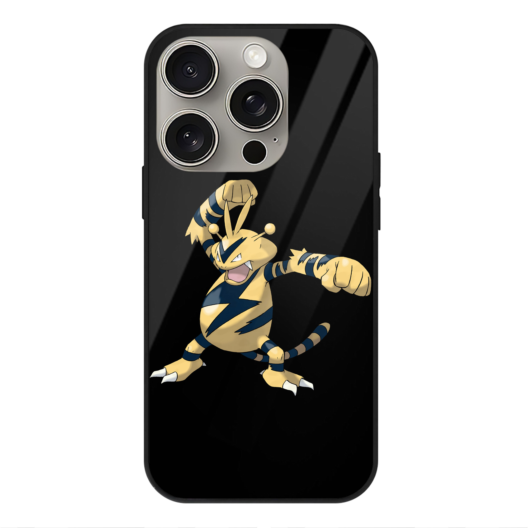 （画像用） ポケットモンスター Pokémon 【iPhone15Pro対応】スマホケース 耐衝撃＆黄変防止 背面ガラス