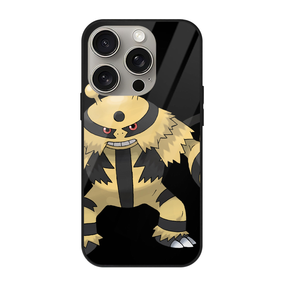 （画像用） ポケットモンスター Pokémon 【iPhone15Pro対応】スマホケース 耐衝撃＆黄変防止 背面ガラス