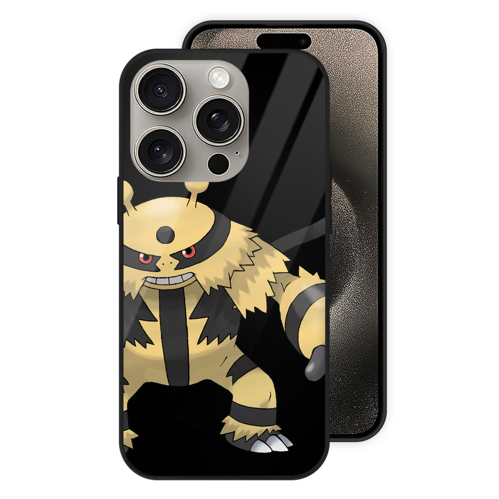（画像用） ポケットモンスター Pokémon 【iPhone15Pro対応】スマホケース 耐衝撃＆黄変防止 背面ガラス
