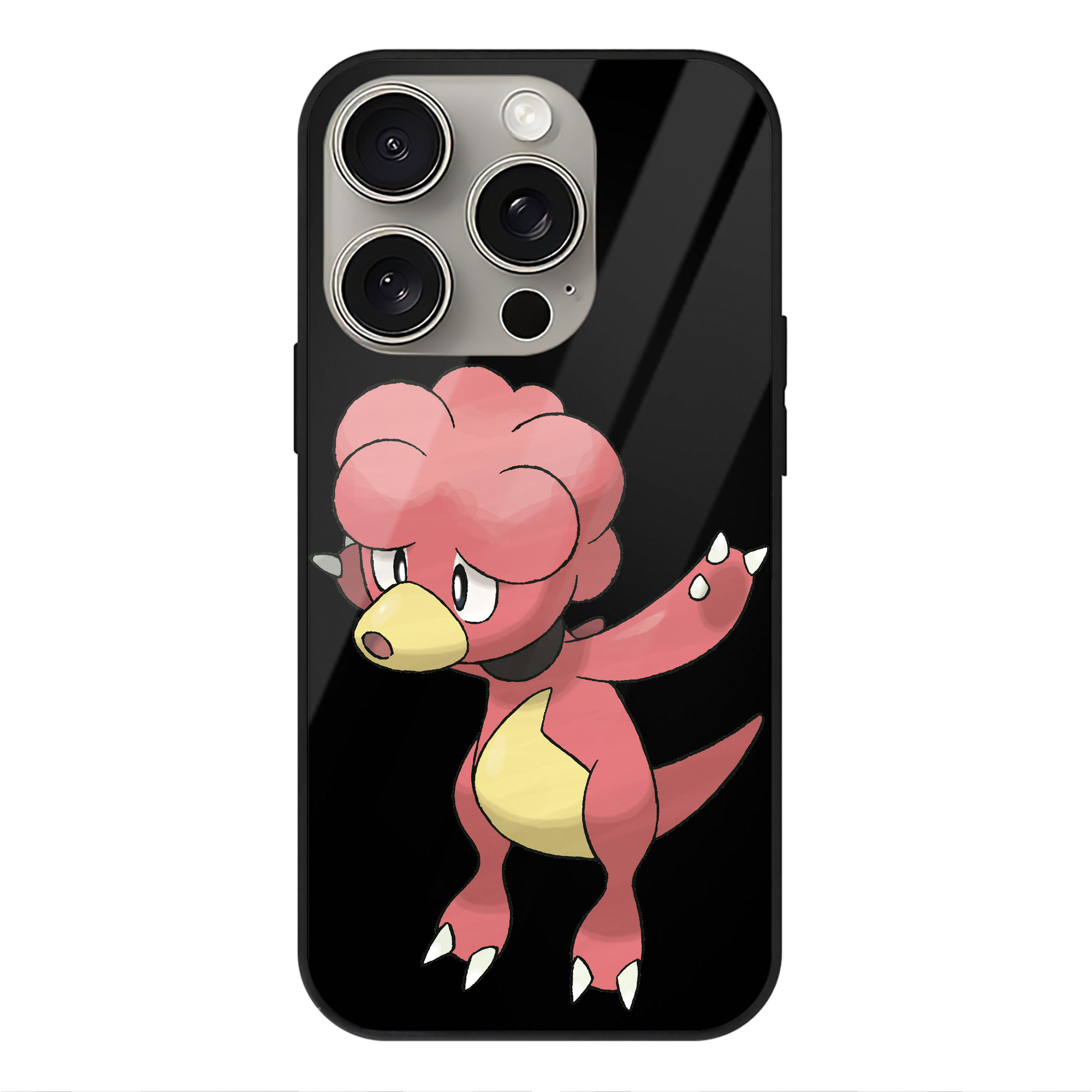 （画像用） ポケットモンスター Pokémon 【iPhone15Pro対応】スマホケース 耐衝撃＆黄変防止 背面ガラス