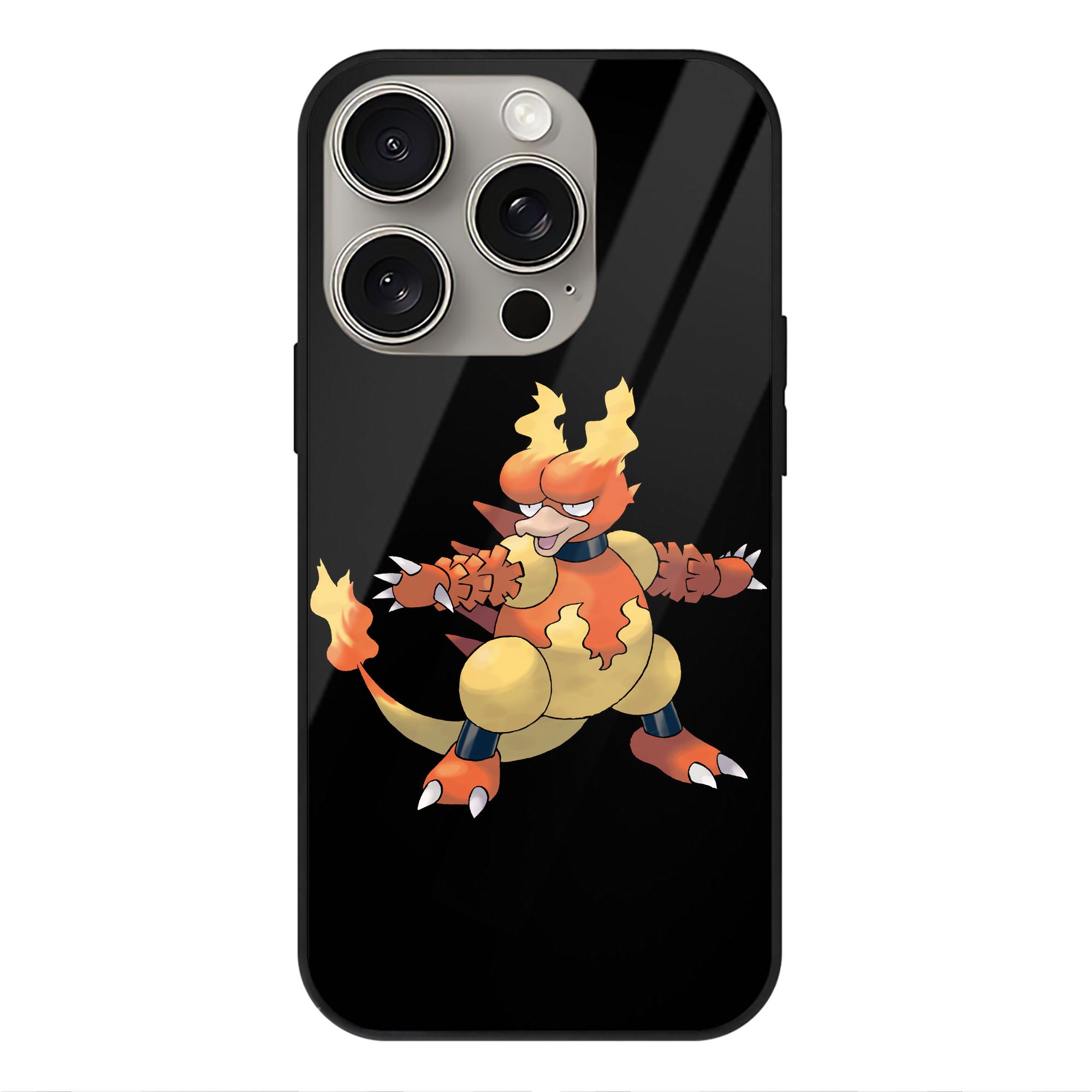 （画像用） ポケットモンスター Pokémon 【iPhone15Pro対応】スマホケース 耐衝撃＆黄変防止 背面ガラス