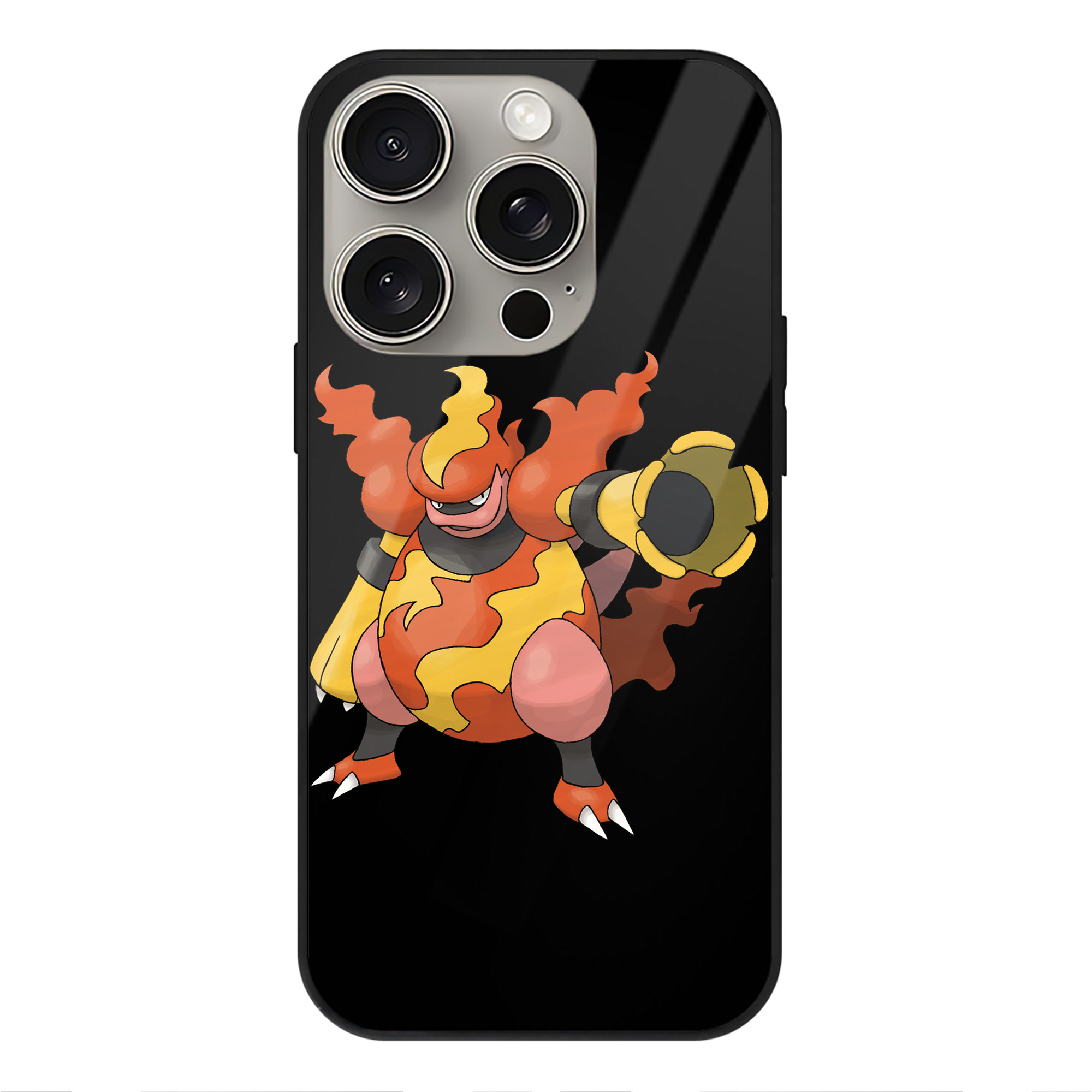 （画像用） ポケットモンスター Pokémon 【iPhone15Pro対応】スマホケース 耐衝撃＆黄変防止 背面ガラス