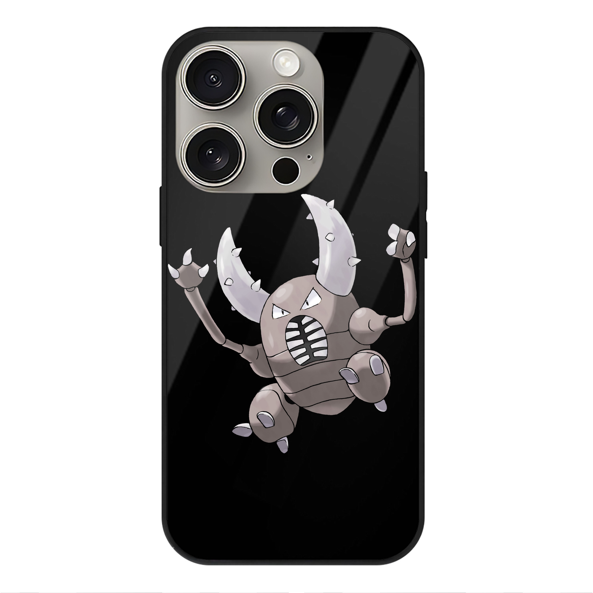 （画像用） ポケットモンスター Pokémon 【iPhone15Pro対応】スマホケース 耐衝撃＆黄変防止 背面ガラス