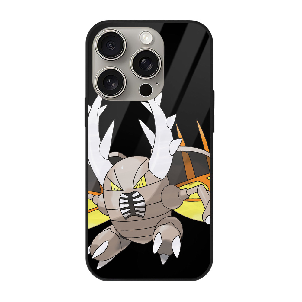 （画像用） ポケットモンスター Pokémon 【iPhone15Pro対応】スマホケース 耐衝撃＆黄変防止 背面ガラス